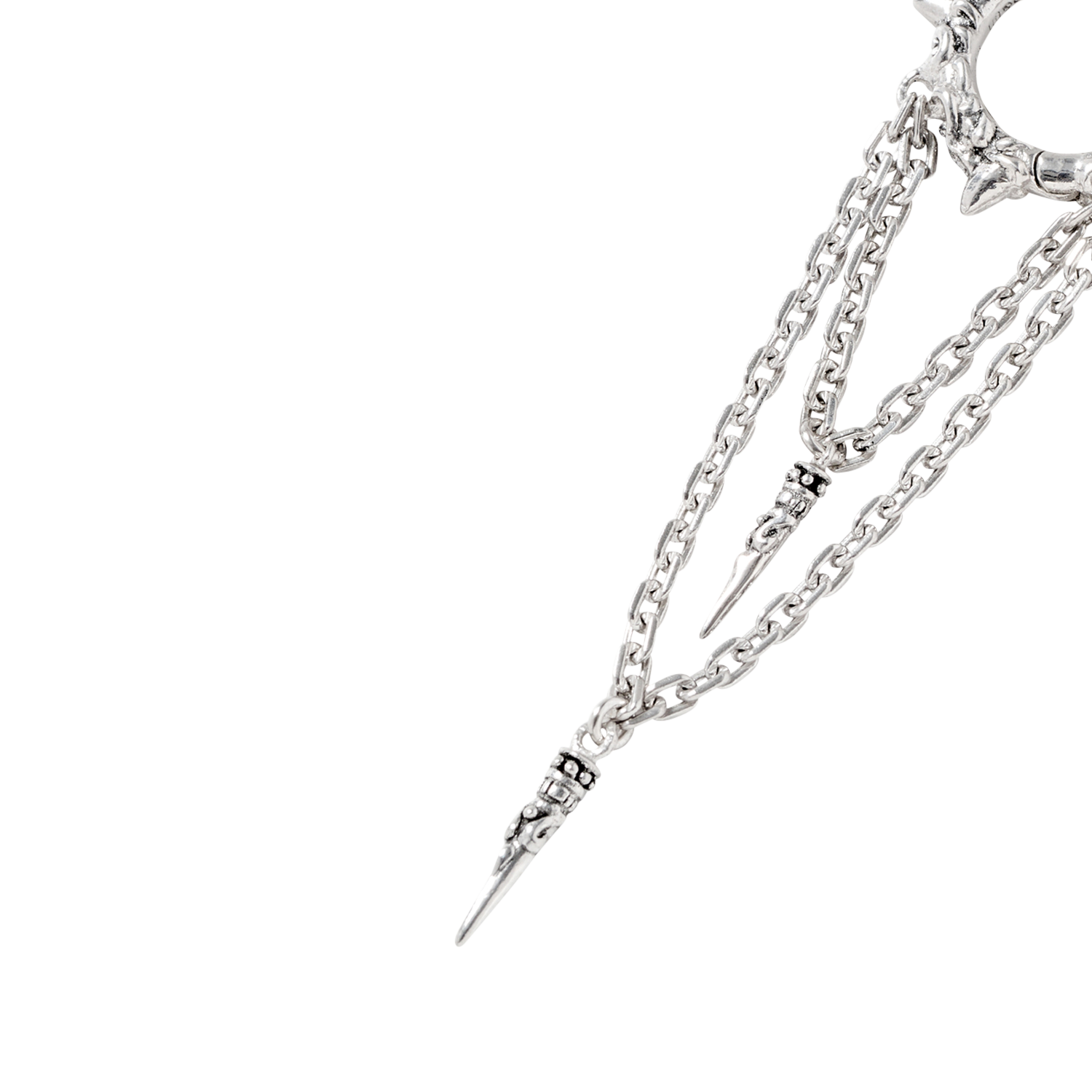 Boucle d'oreille etnique joey BA&SH Argent