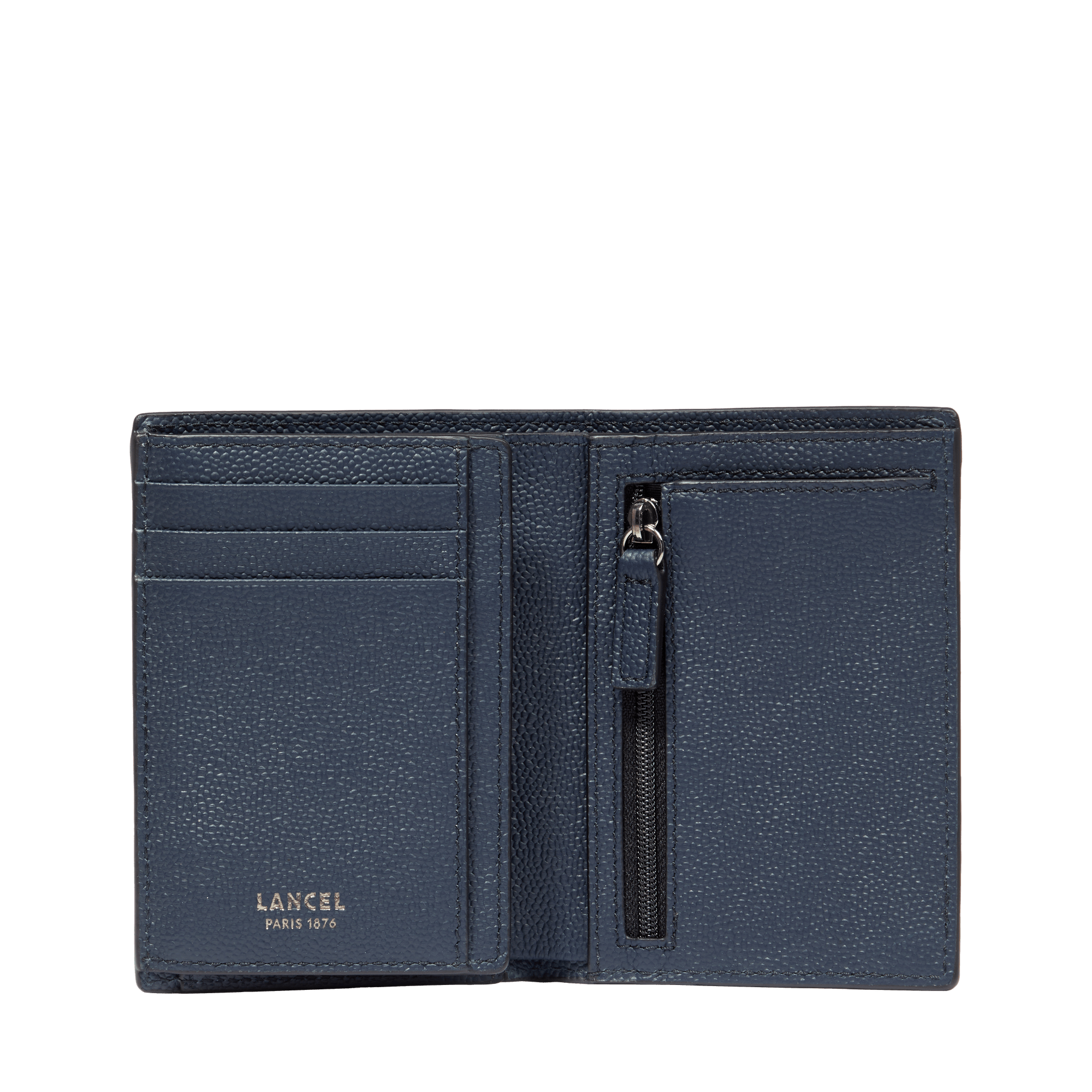 Portefeuille européen charlie de lancel en cuir LANCEL Bleu