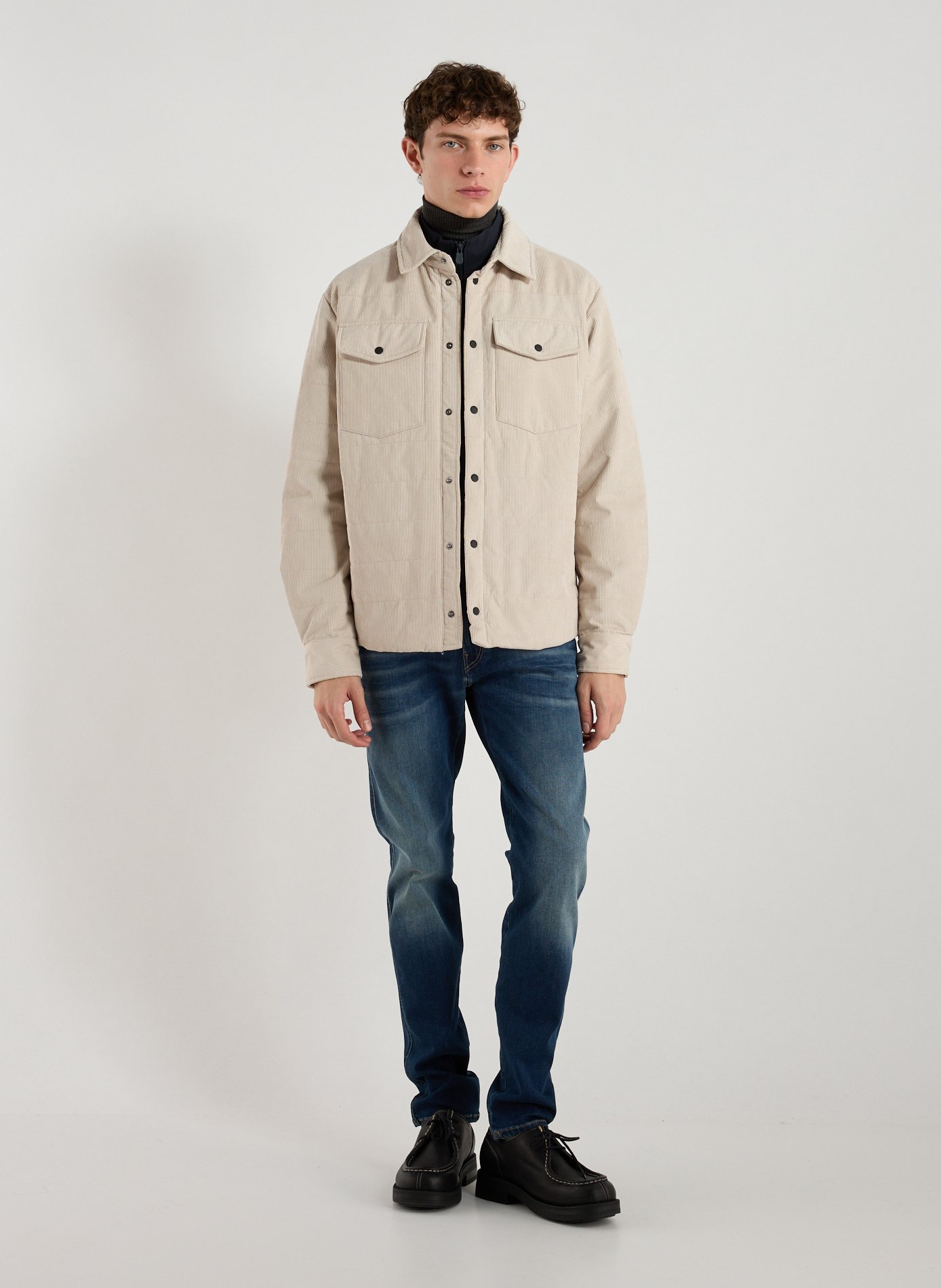 Veste droite col classique SAVE THE DUCK Beige