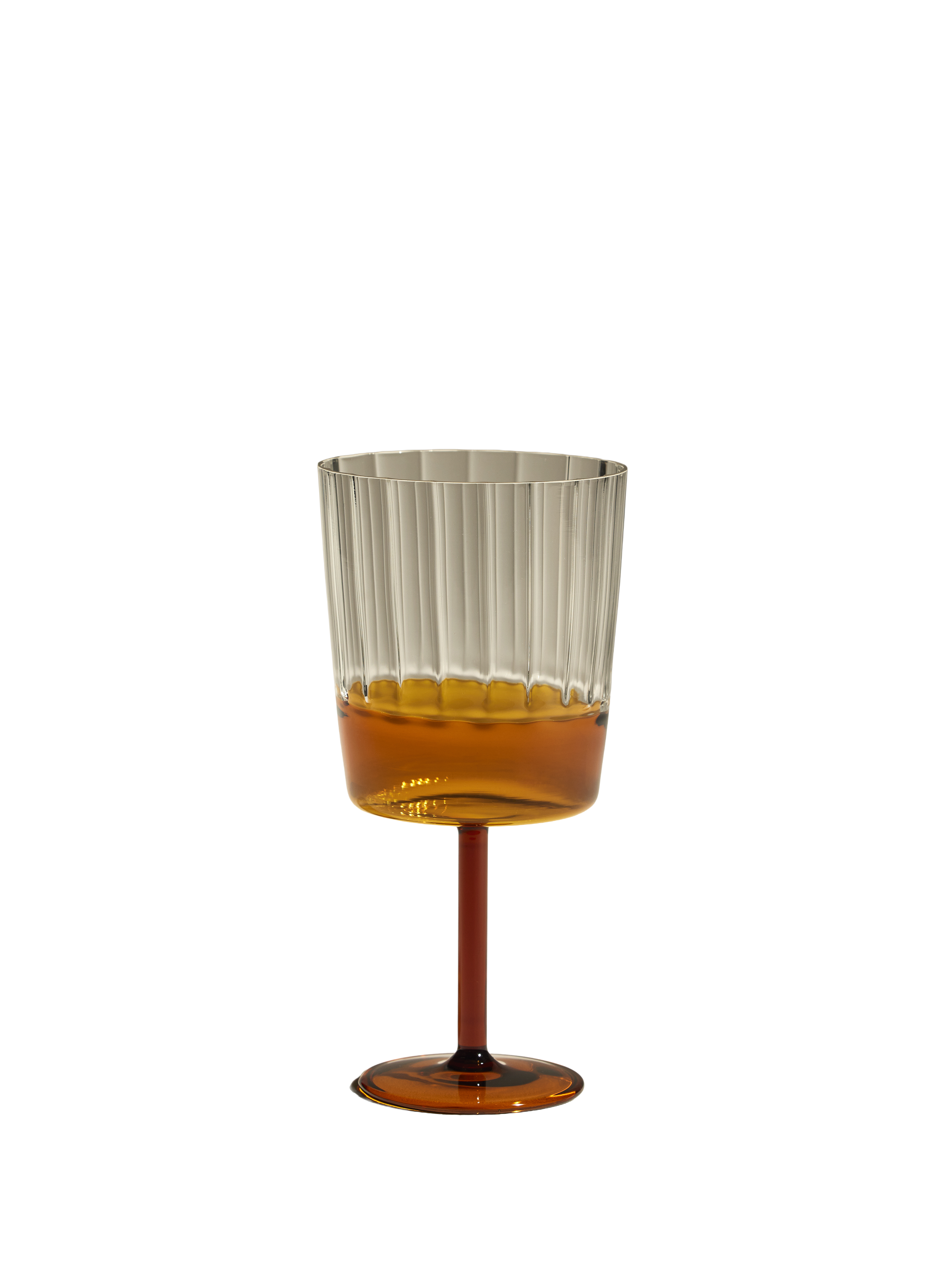 Verre à eau eclat MAISON SARAH LAVOINE Orange