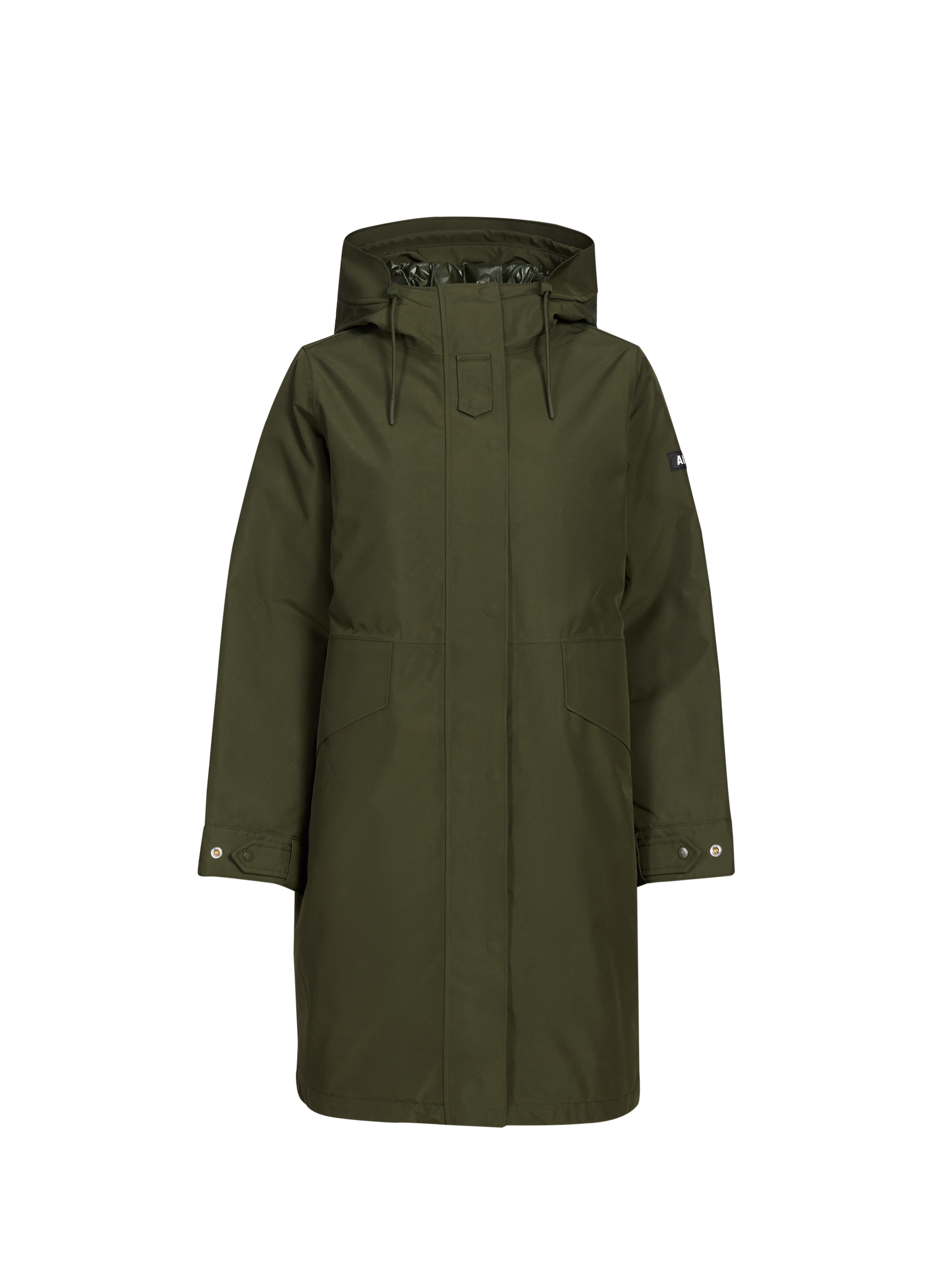 AIGLE Hooded jacket Khaki