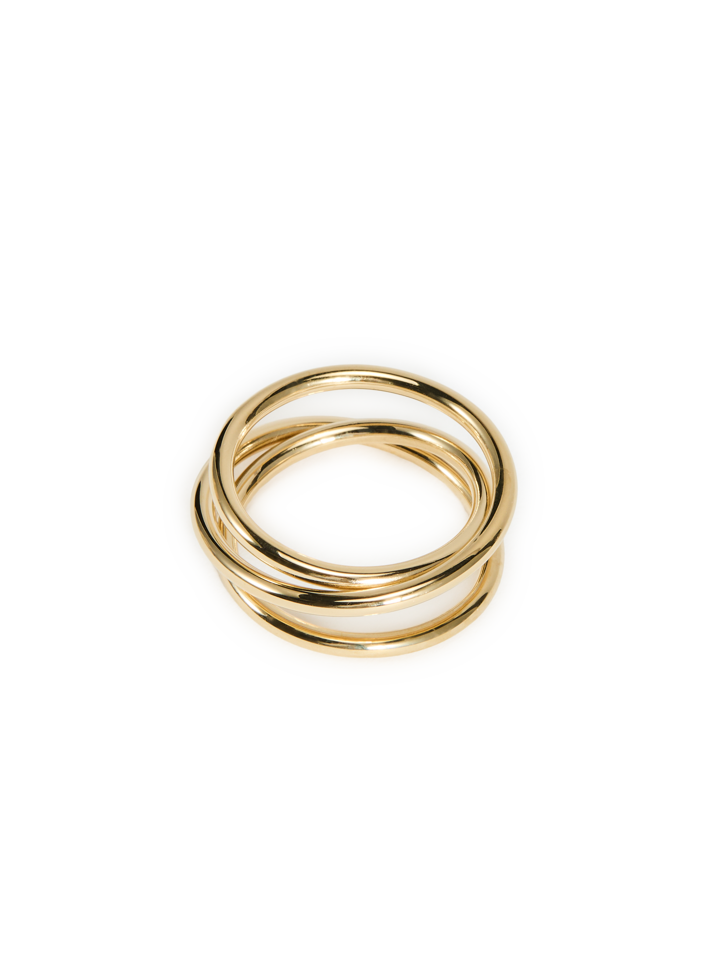 Bague spirale triple or 2.0 ALT PARIS Doré