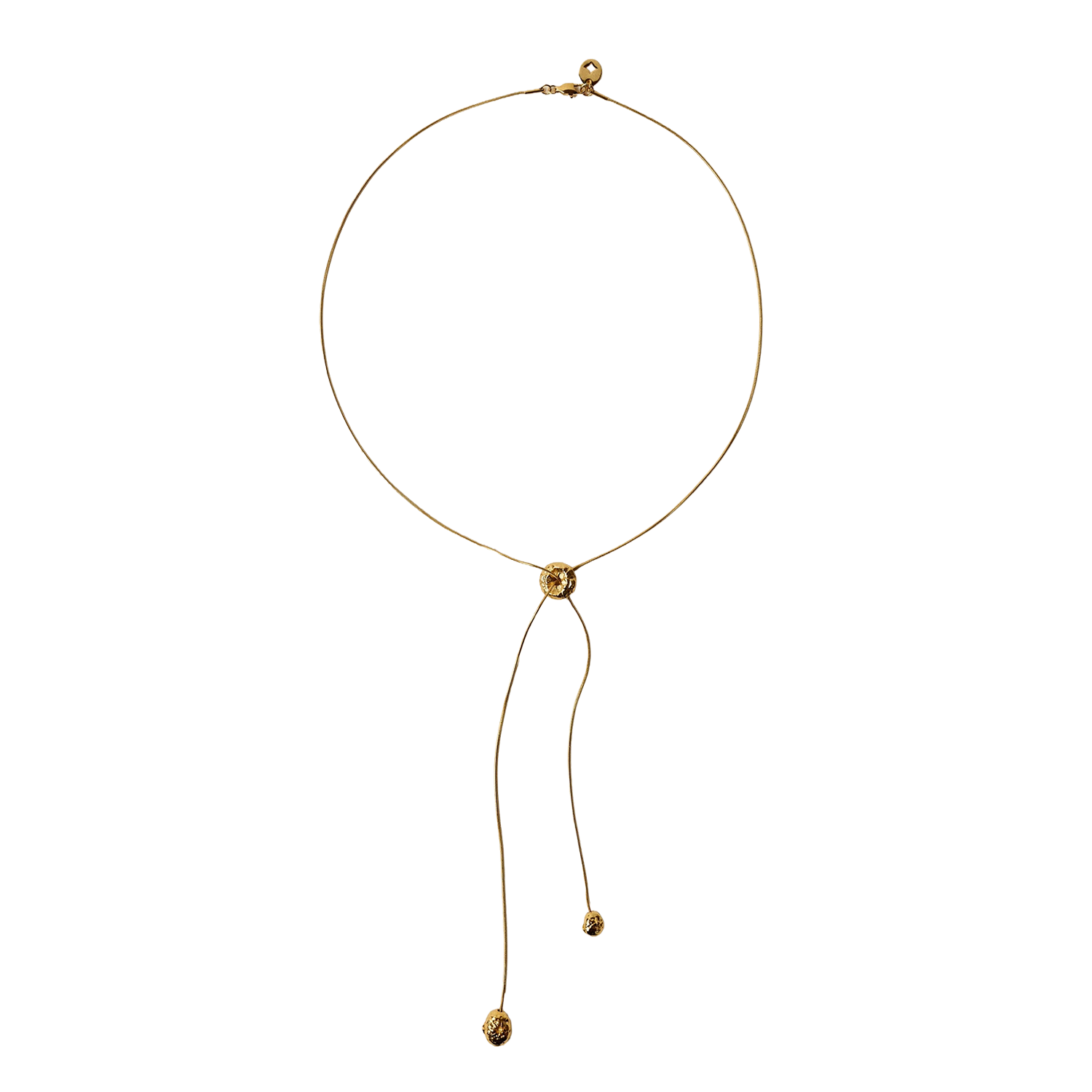 SESSUN Collier en laiton recyclé tynie Doré