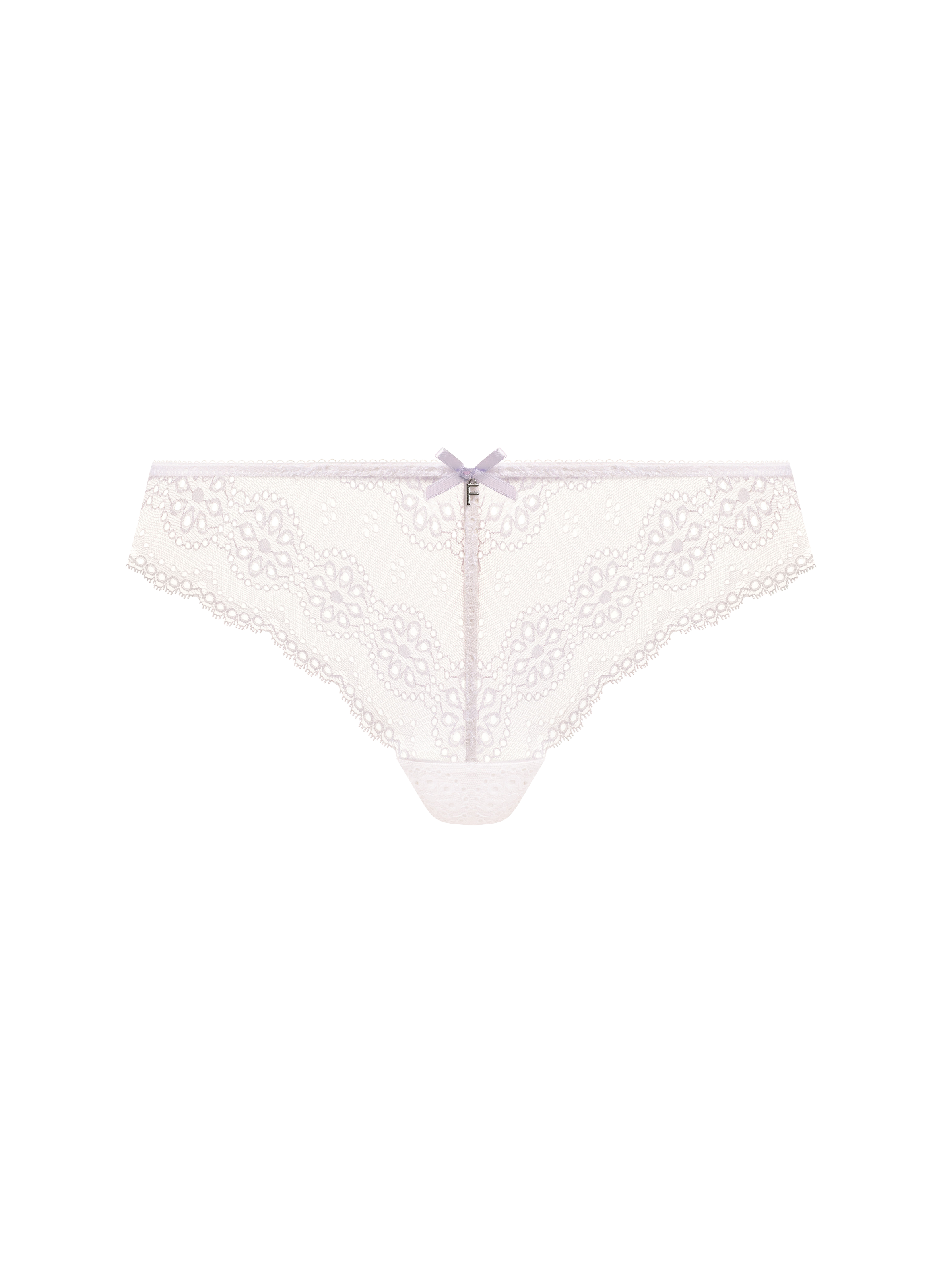Culotte transparente en dentelle FREYA Blanc
