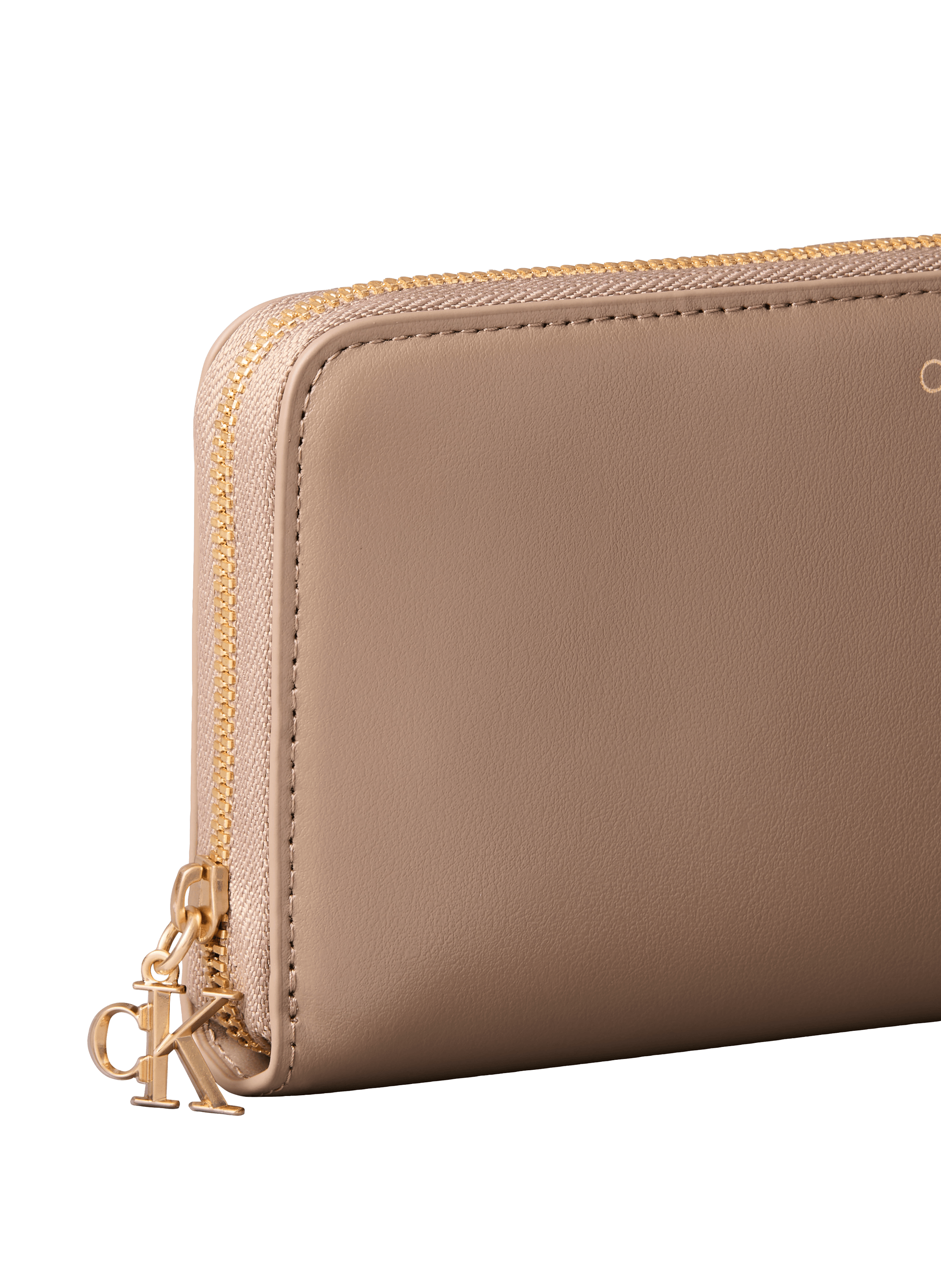  Leather wallet CALVIN KLEIN Beige