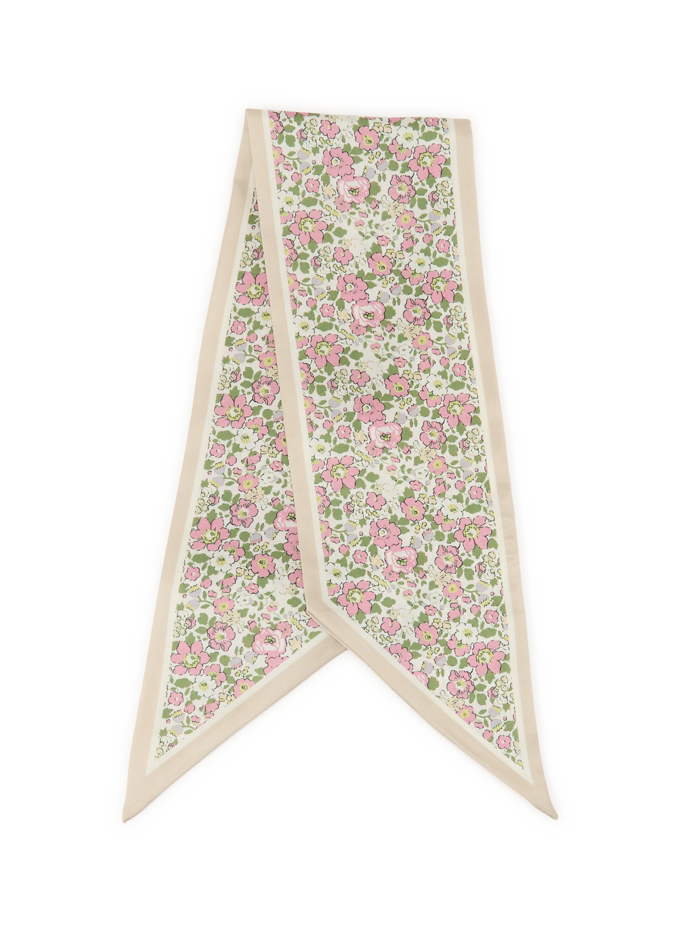 Floral printed stole AU PRINTEMPS PARIS Green
