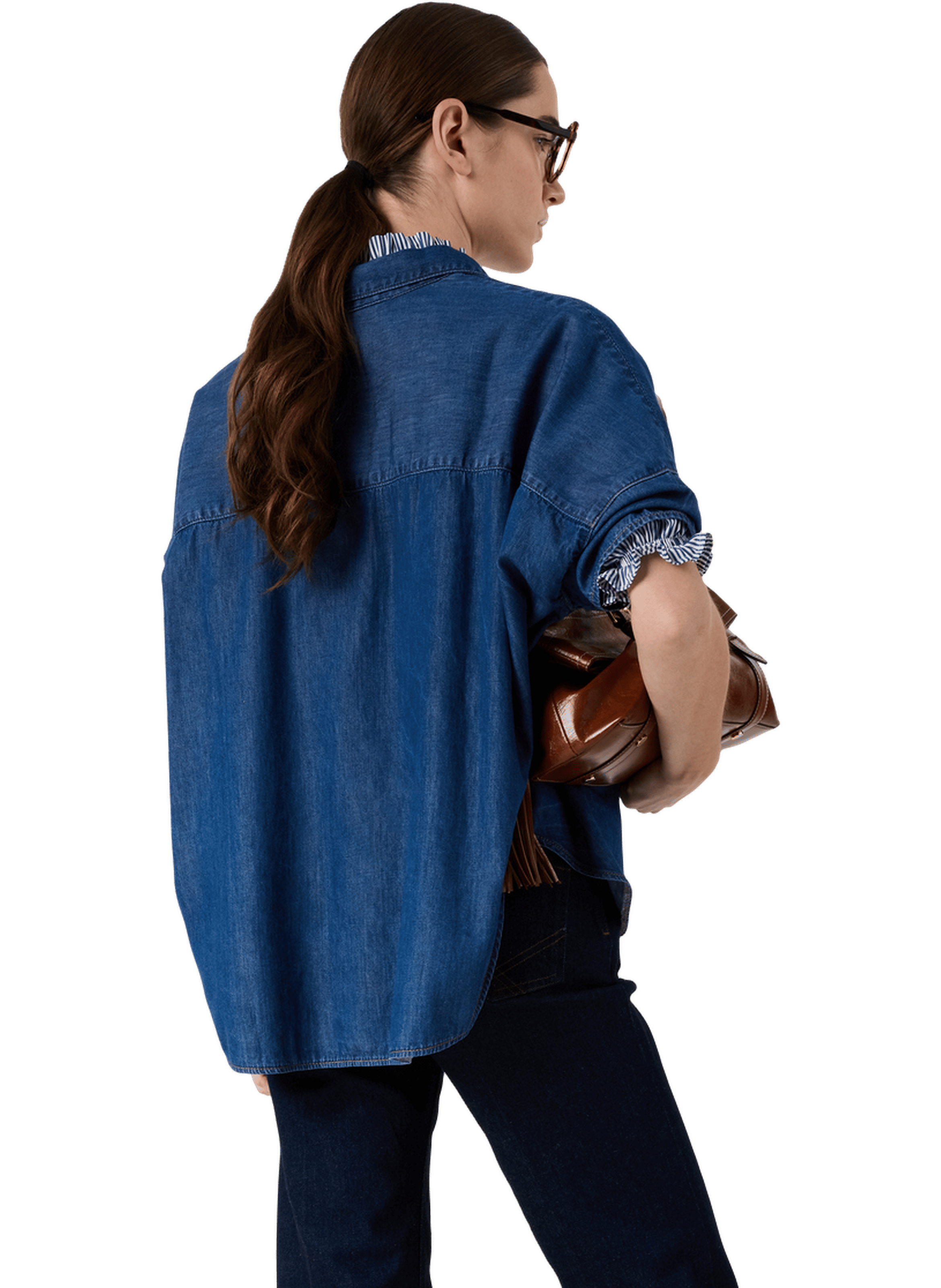Chemise oversize en denim fluide - cess GERARD DAREL Bleu