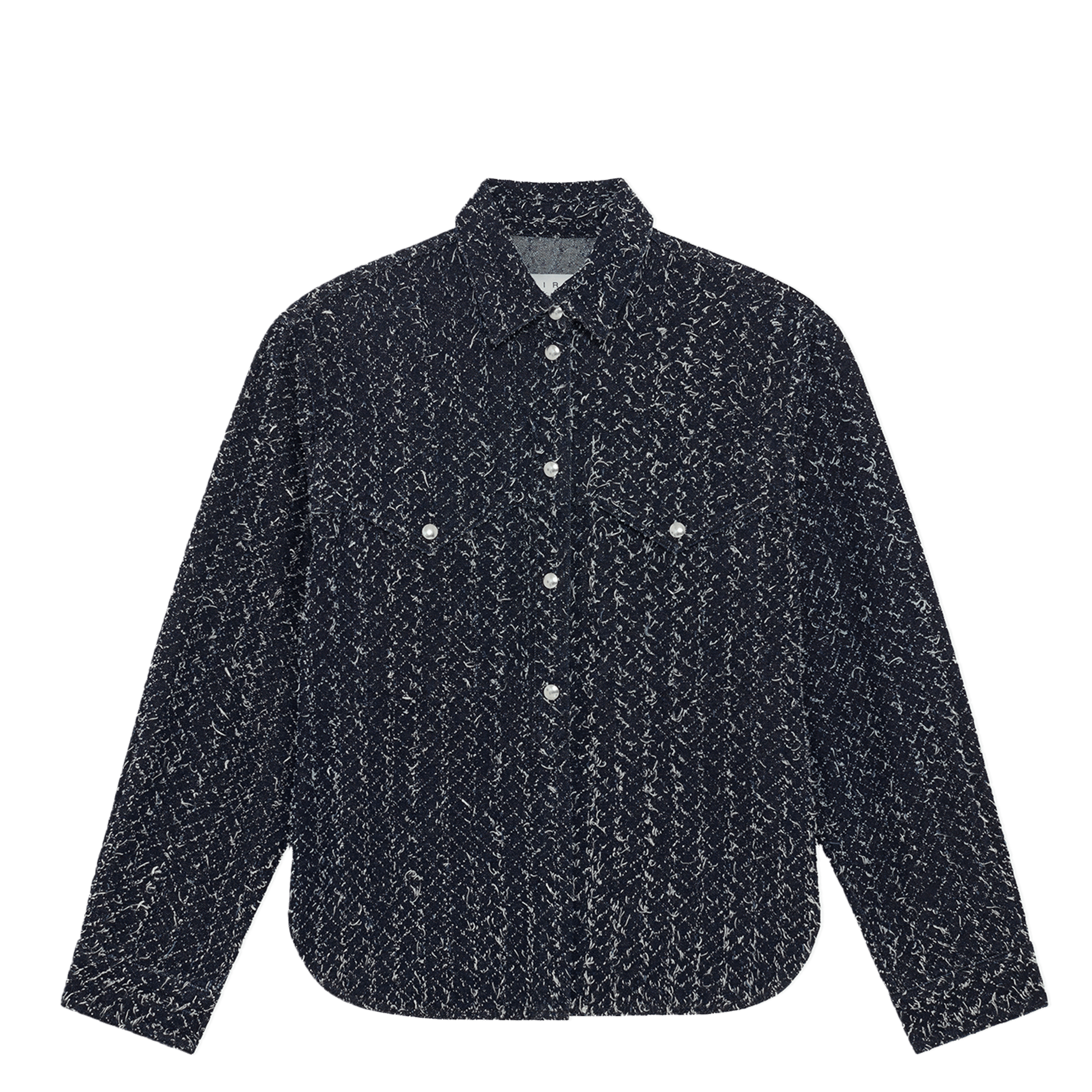 Surchemise oversize col classique en coton IRO Bleu