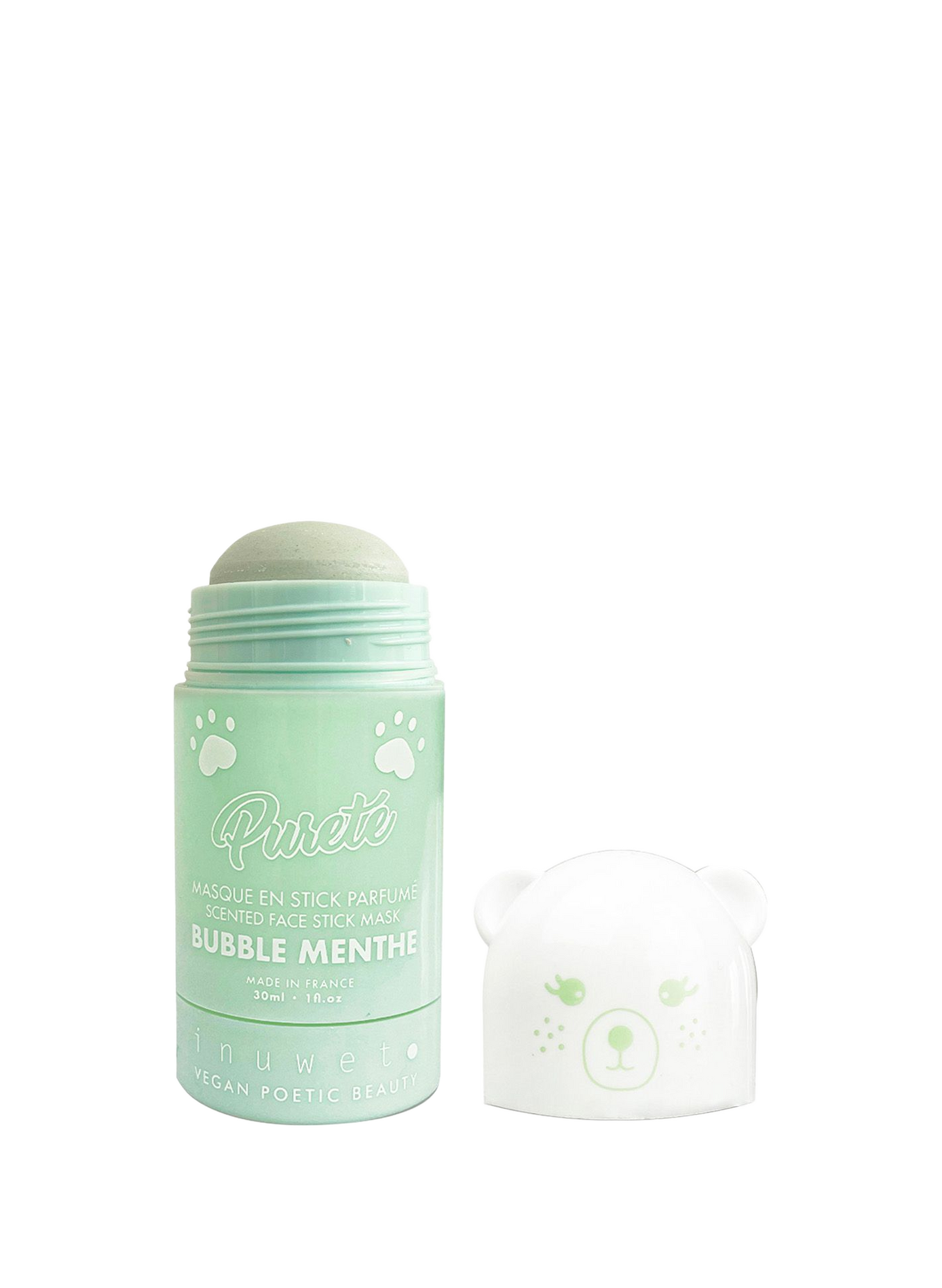 Masque argile détox en stick - Bubble menthe  INUWET No color