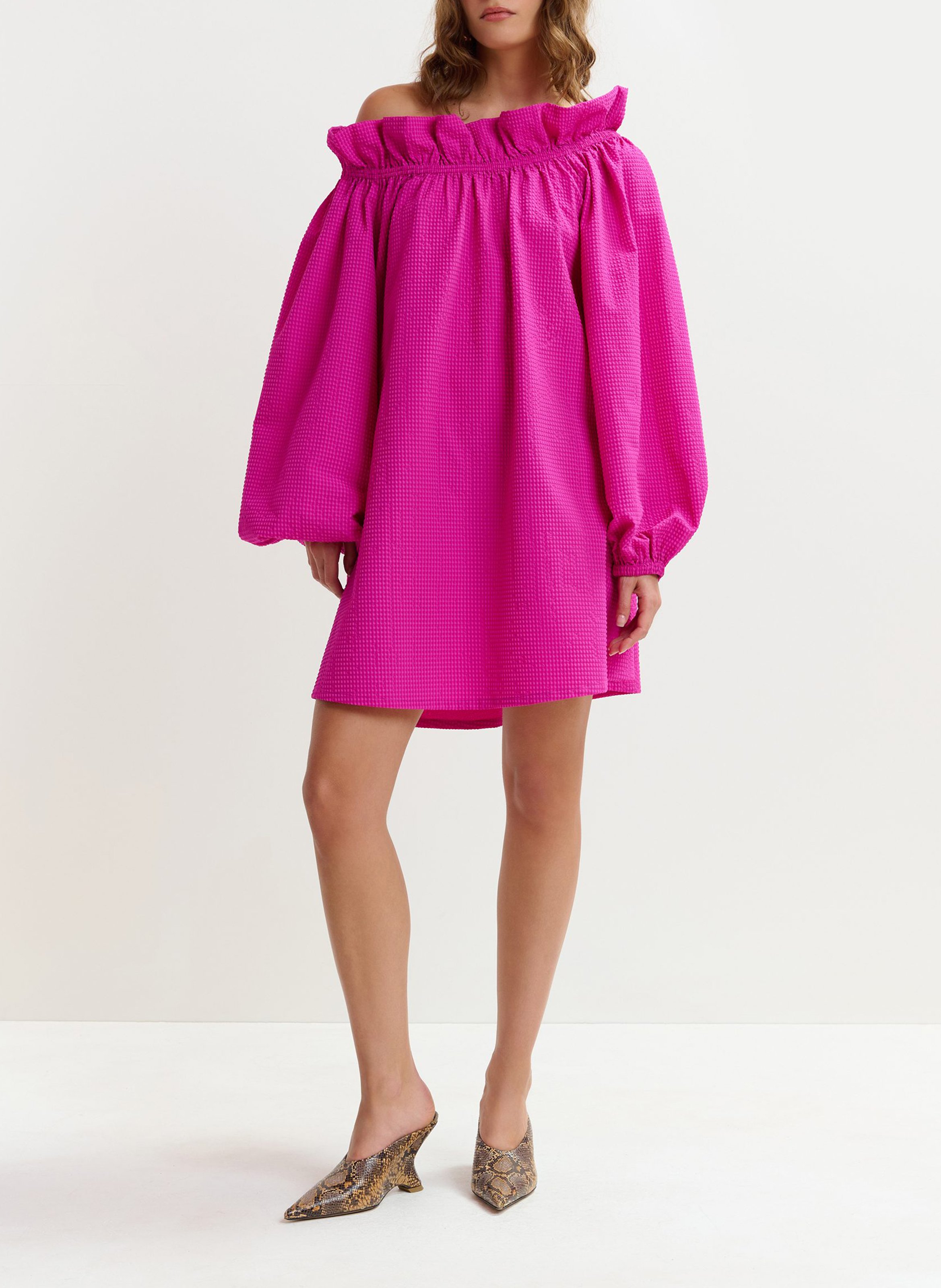 Robe courte bustrier jiskers ESSENTIEL ANTWERP Rose