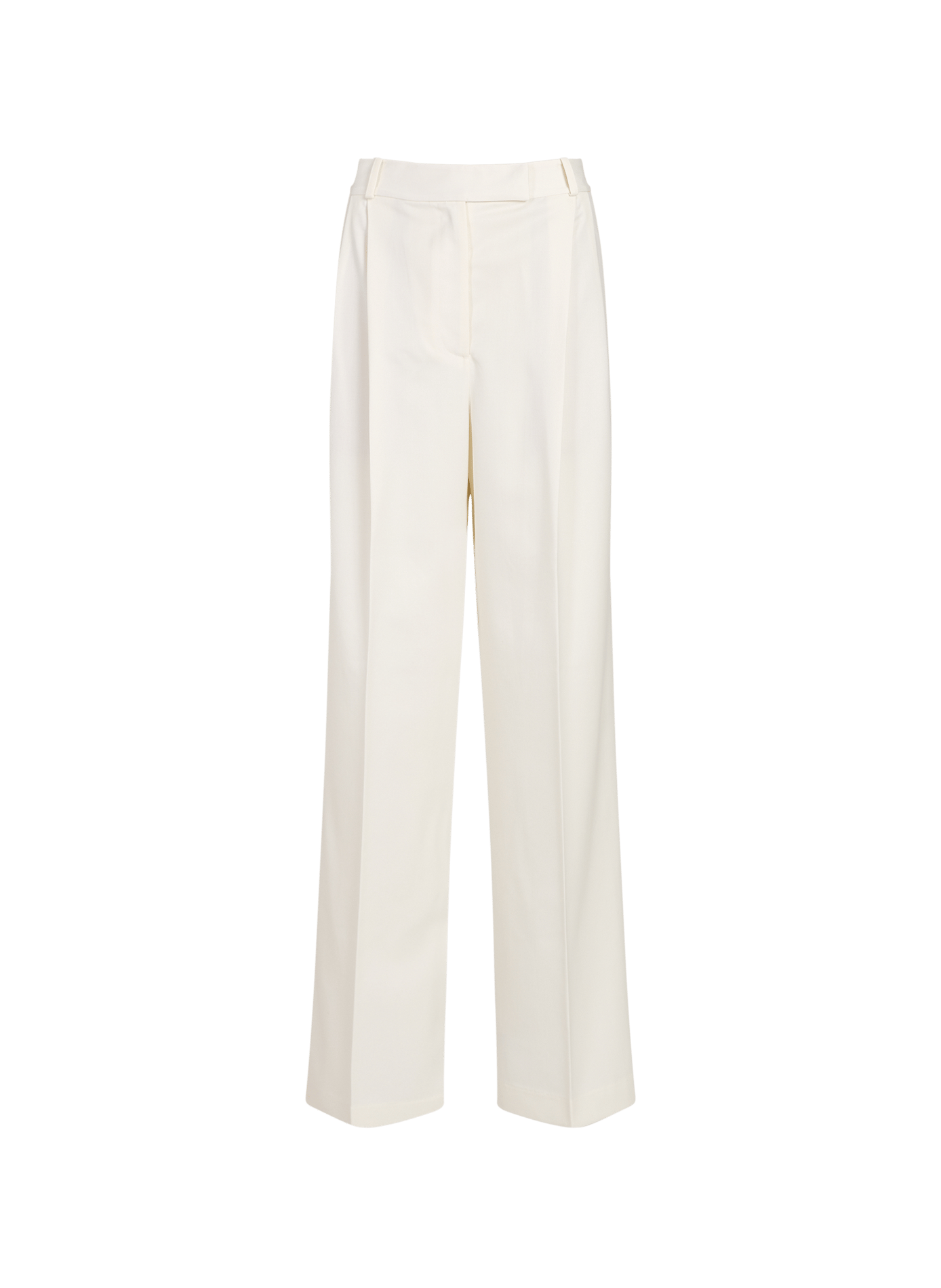 Wide-leg wool blend trousers  ROHE FRAMES White