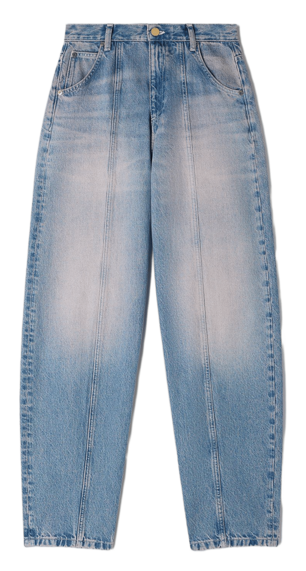 Jean large en coton SANDRO Bleu