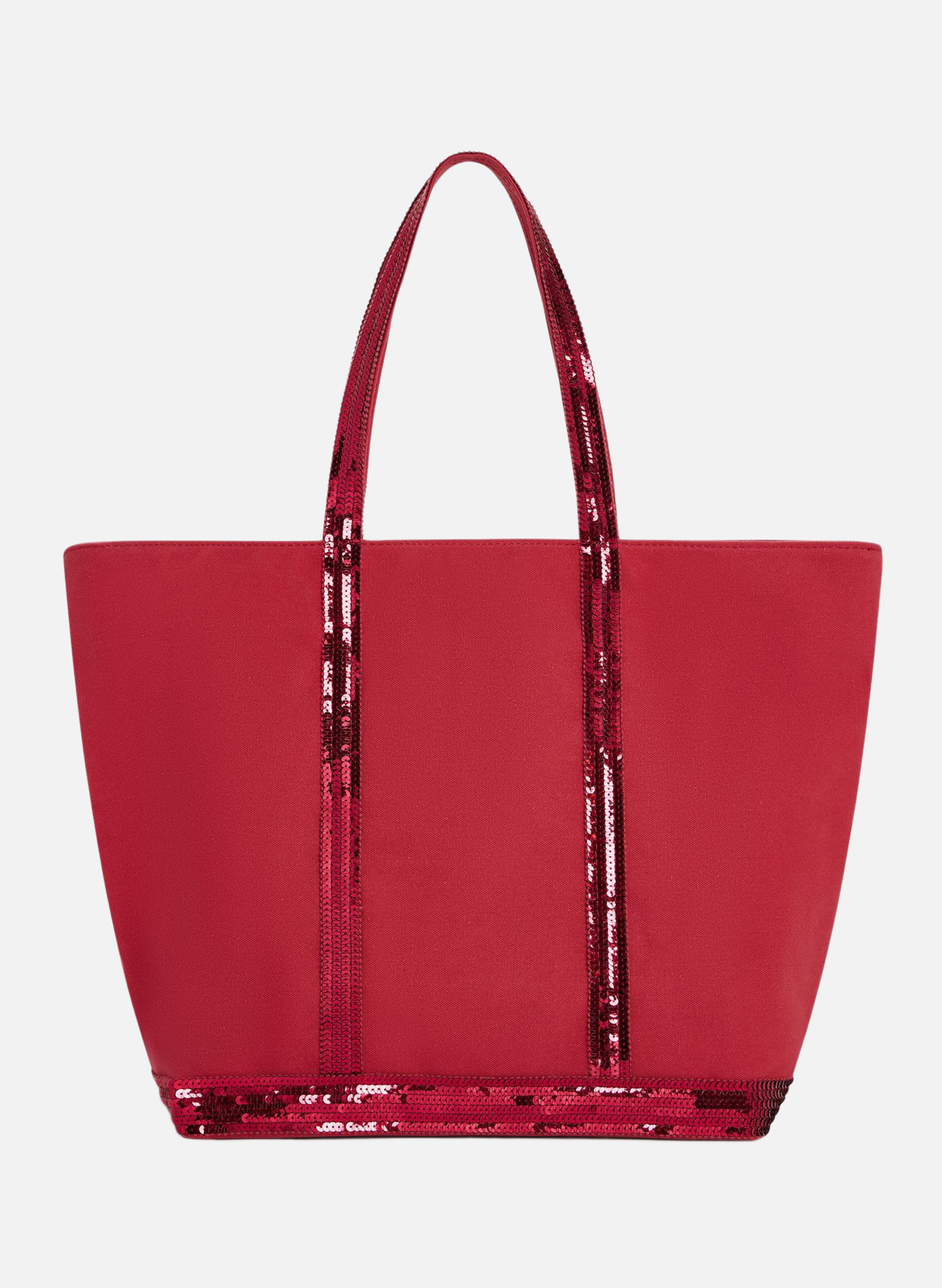 Cabas l zippé en toile VANESSA BRUNO Rose