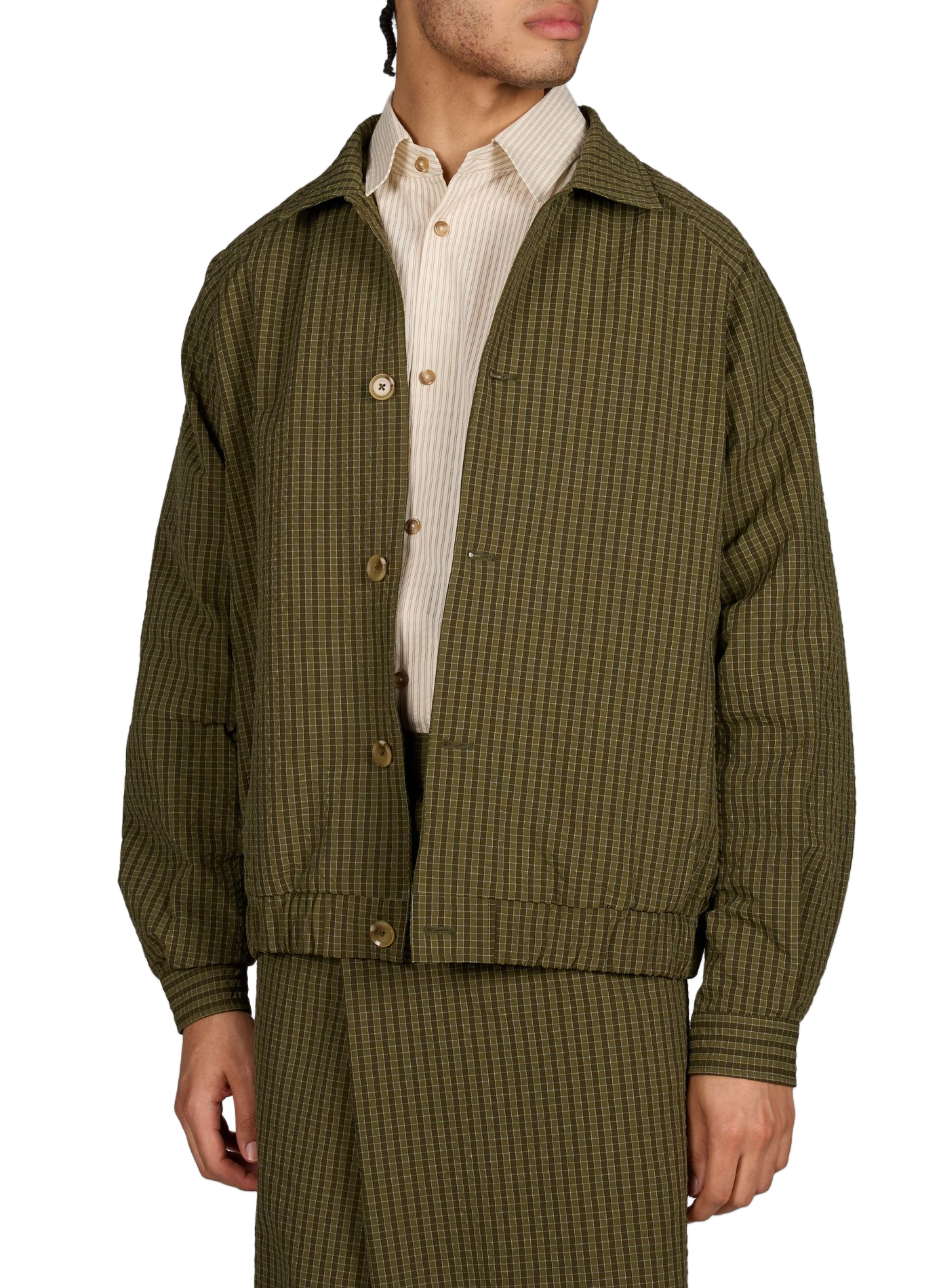 Camisa de cuadros recta MERELY MADE Verde