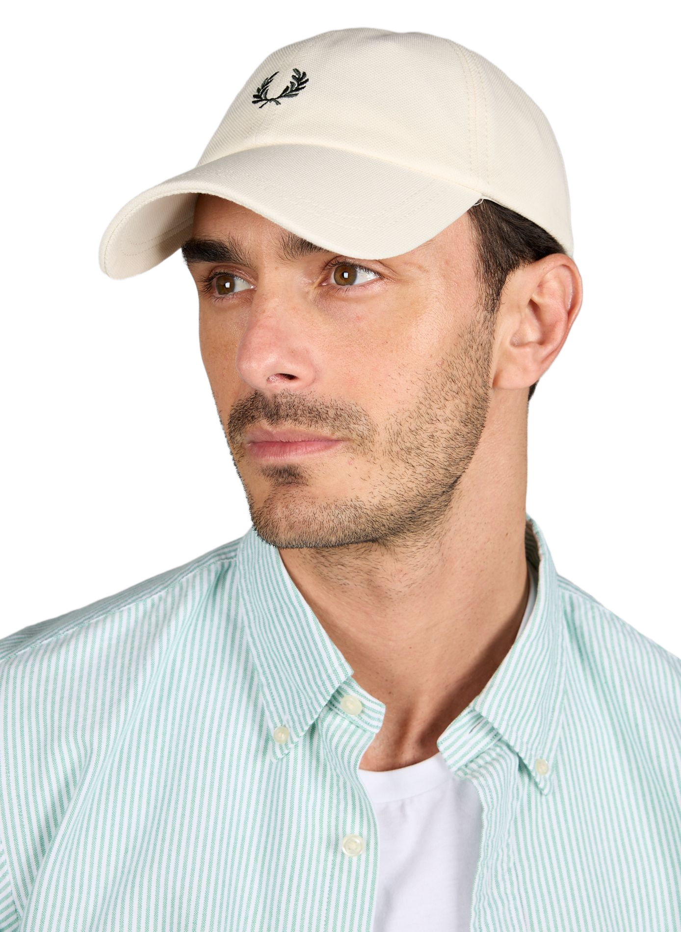 Cotton Baseball Cap FRED PERRY Beige