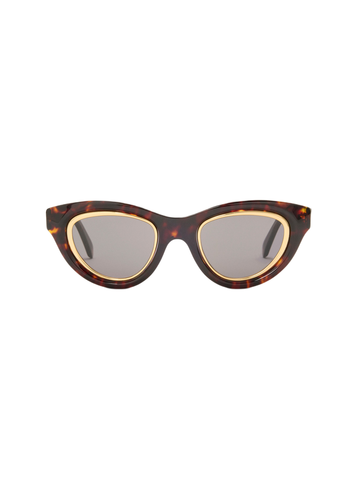 Lunettes de soleil Mini Anagram Cateye LOEWE Marron