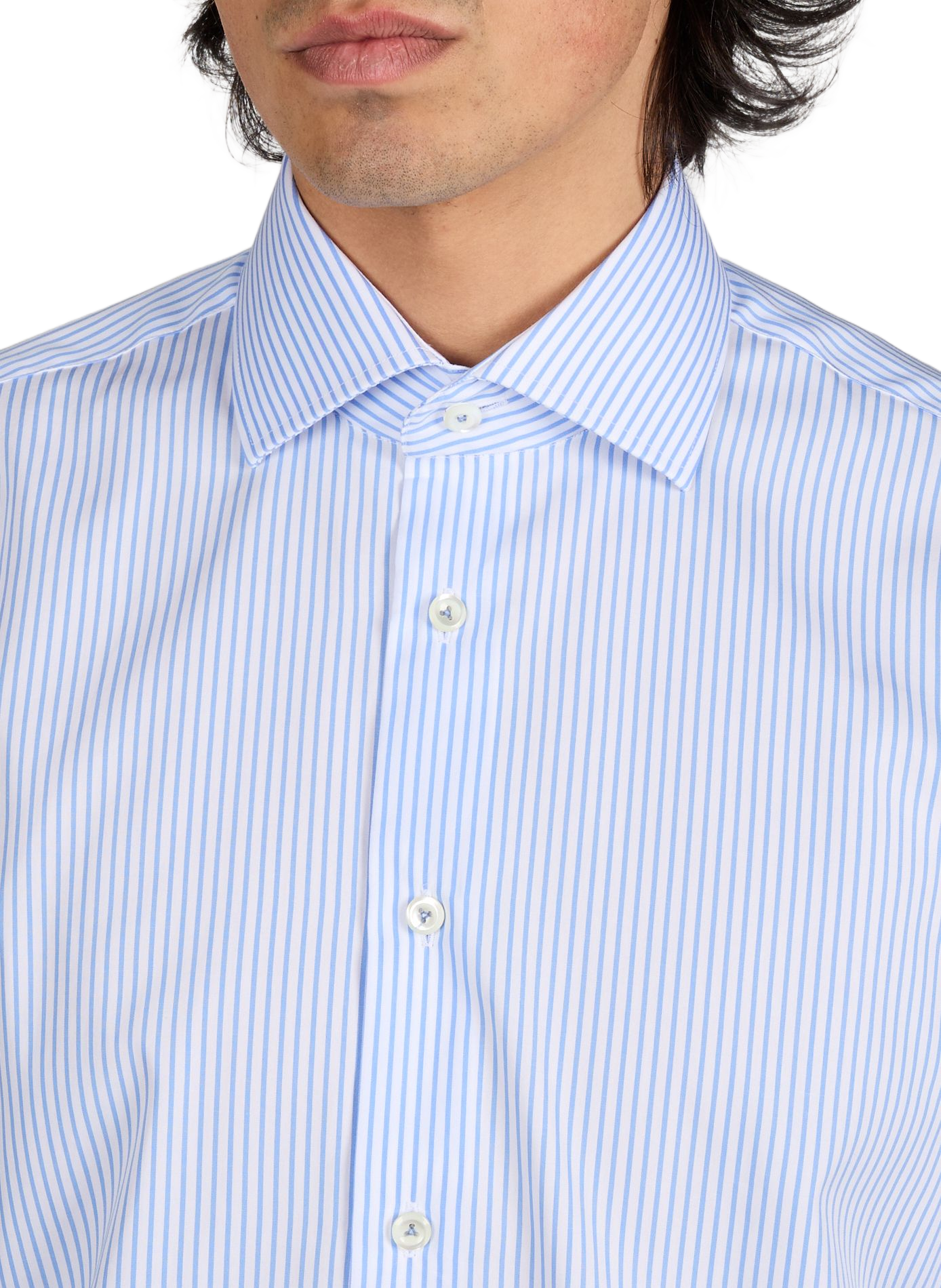 Classic Striped Shirt with Collar VAN LAACK Blue