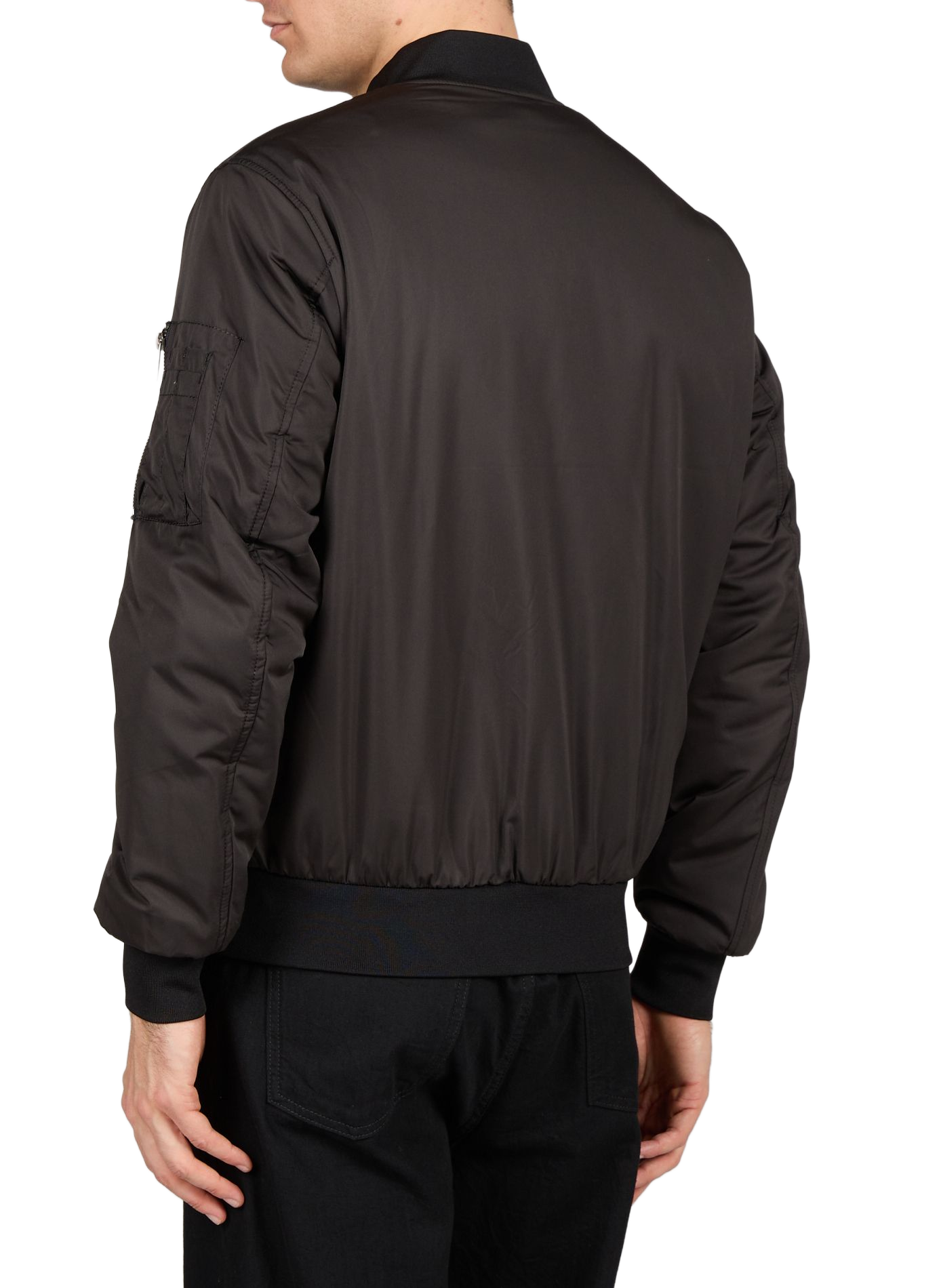 Bomber Max broderie logo sur poitrine BOMBERS ORIGINAL Noir