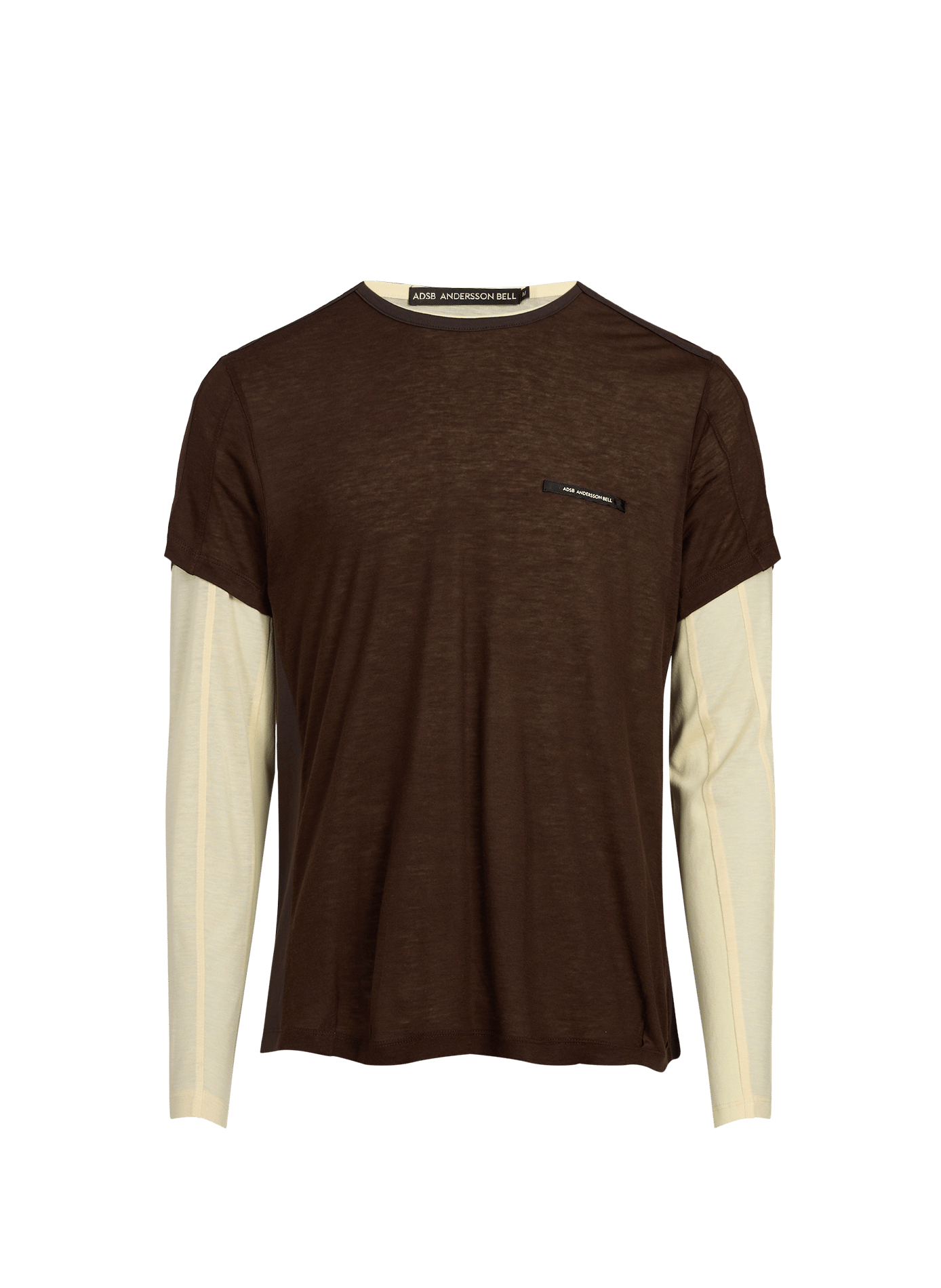 Straight wool blend t-shirt ANDERSSON BELL Multicolour