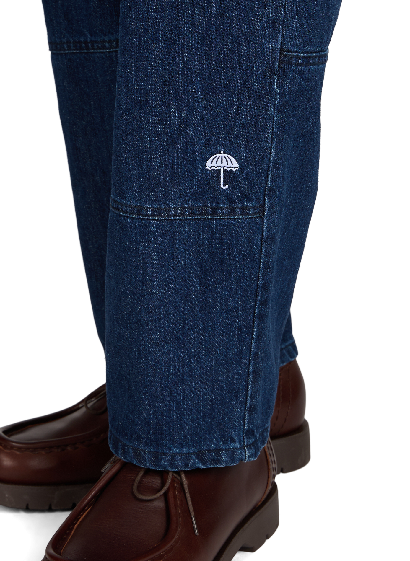 Wide cotton jeans HELAS CAPS Blue