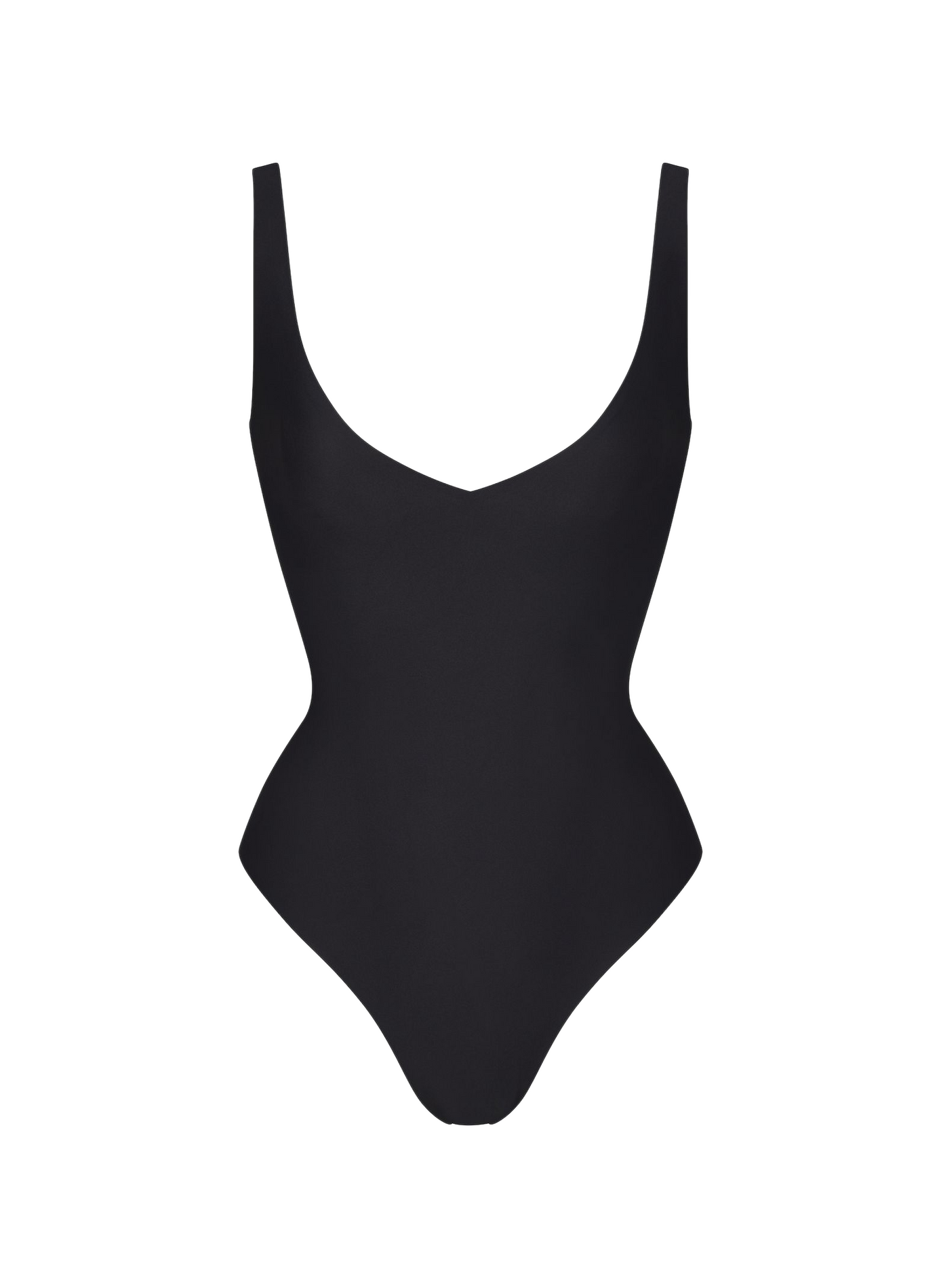 Adjustable strap solid bodysuit SKIMS Black