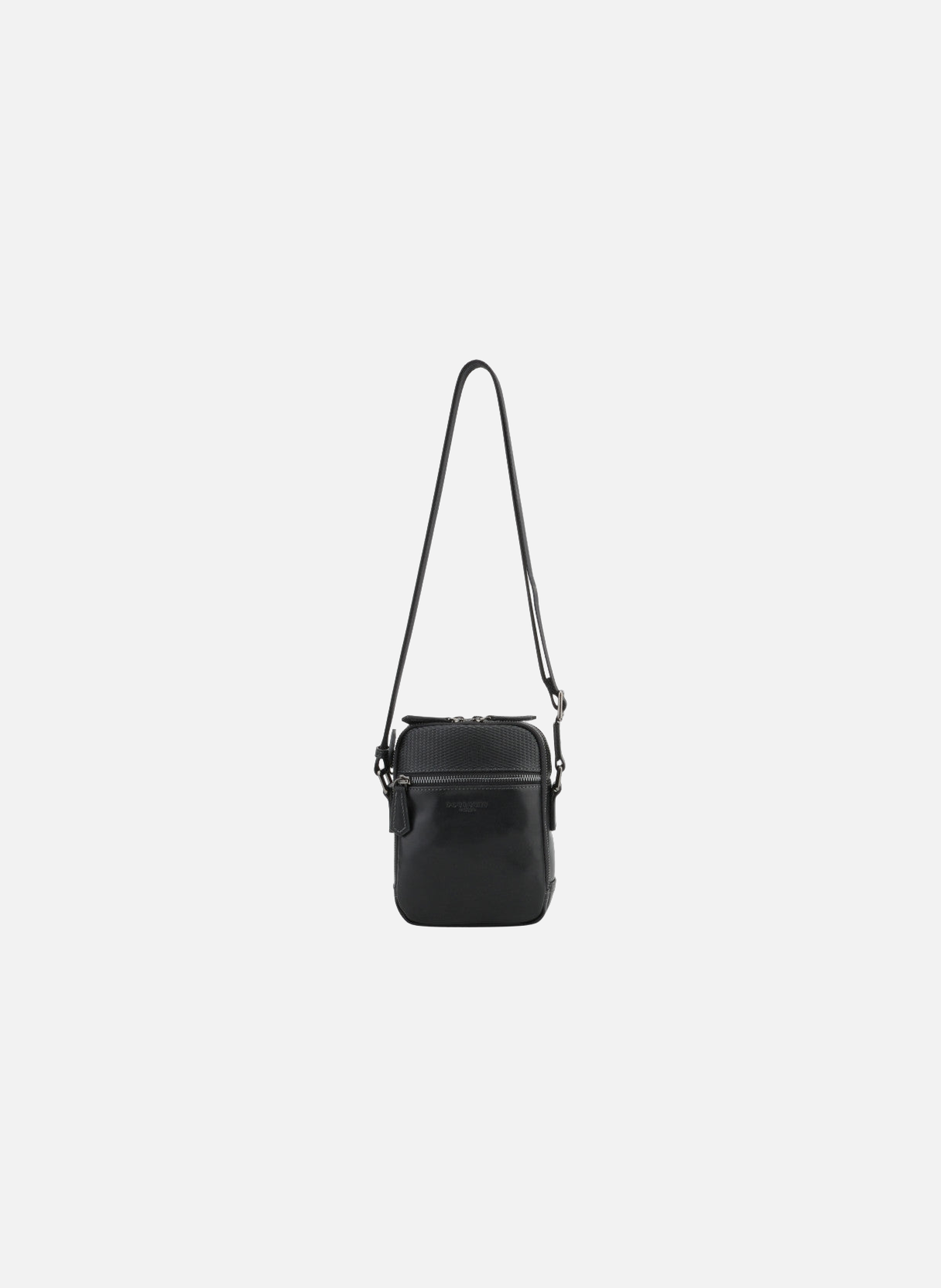 Raphael | sac porté travers en cuir de vachette POURCHET Noir
