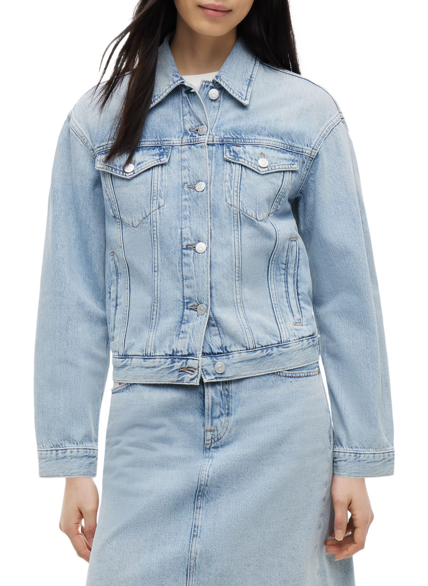 Jacket with classic collar TOMMY HILFIGER Blue