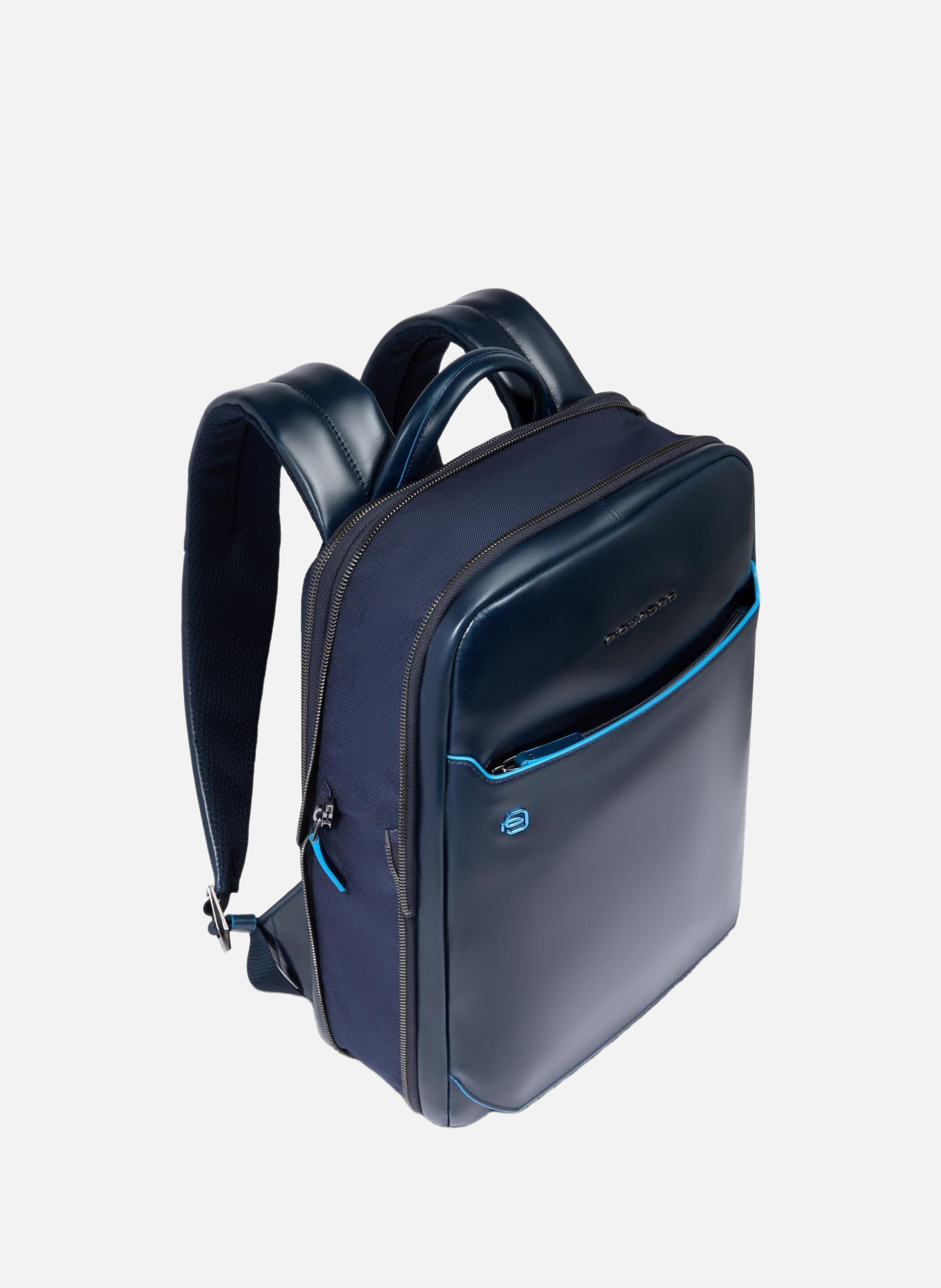 Aanpasbare rugzak voor 14" laptop | Blauw PIQUADRO Heren