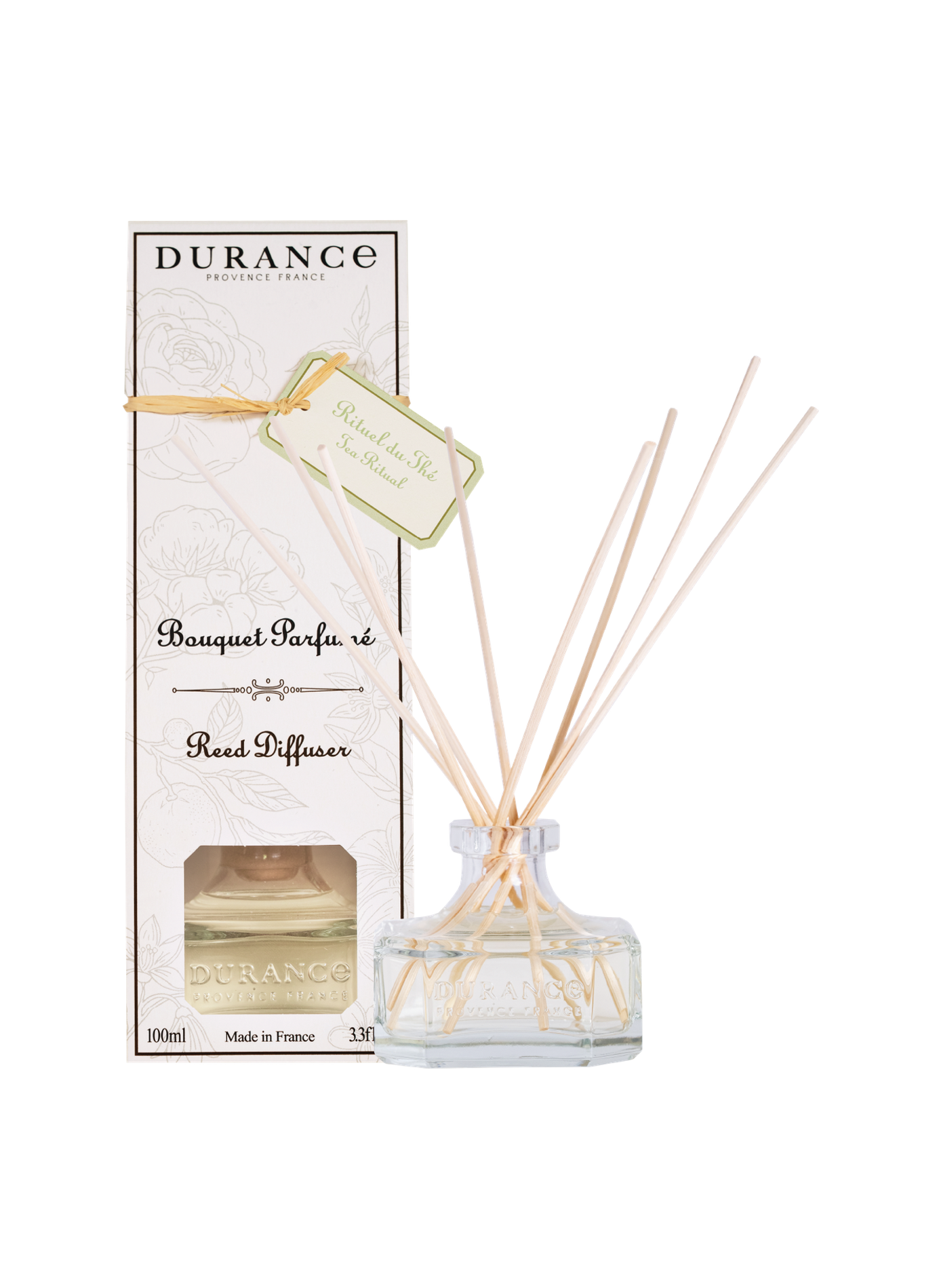 Diffuseur de parfum Rituel du thé 100ml DURANCE Noir