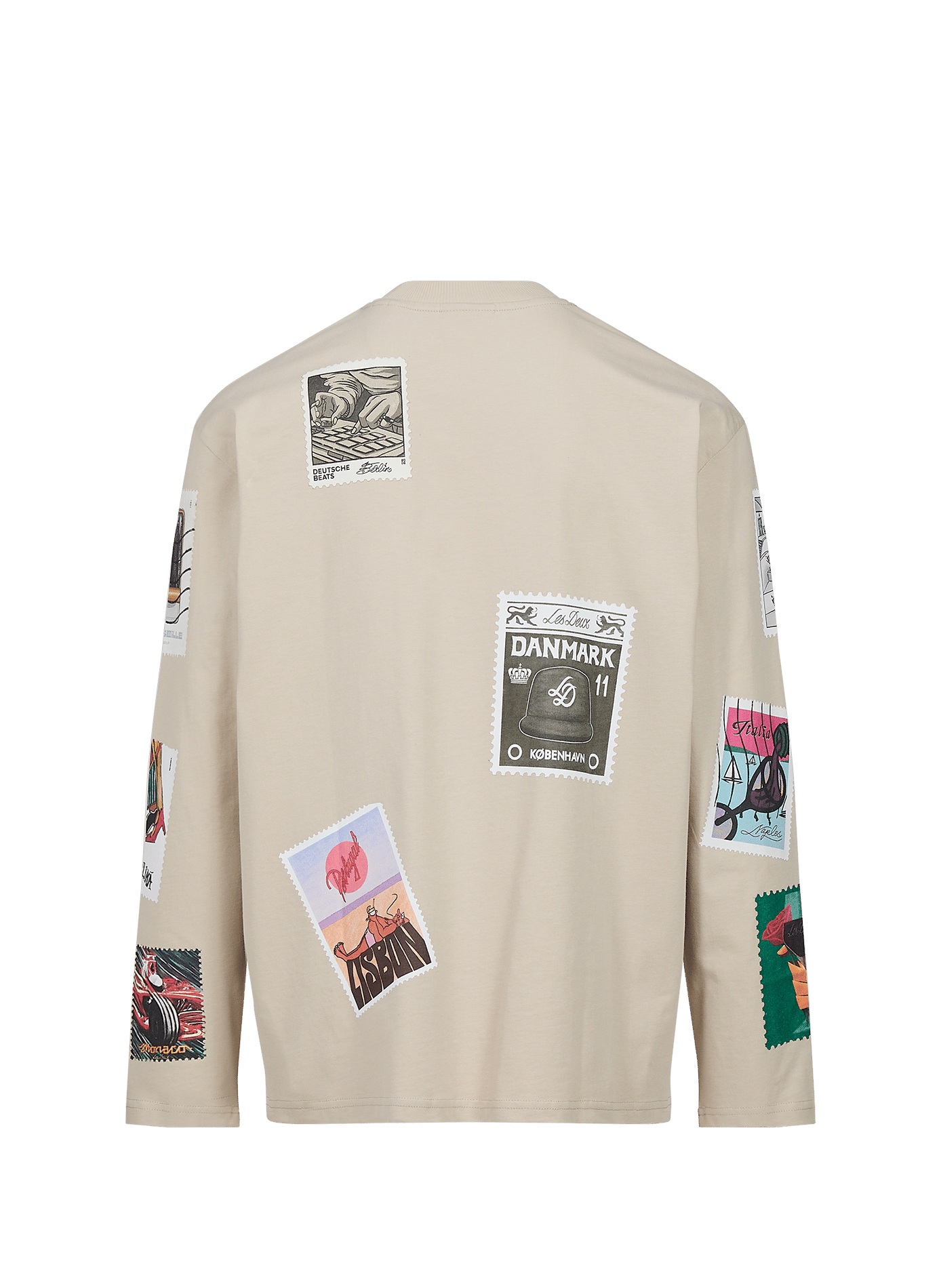 Tee-shirt oversize en coton LES DEUX Beige
