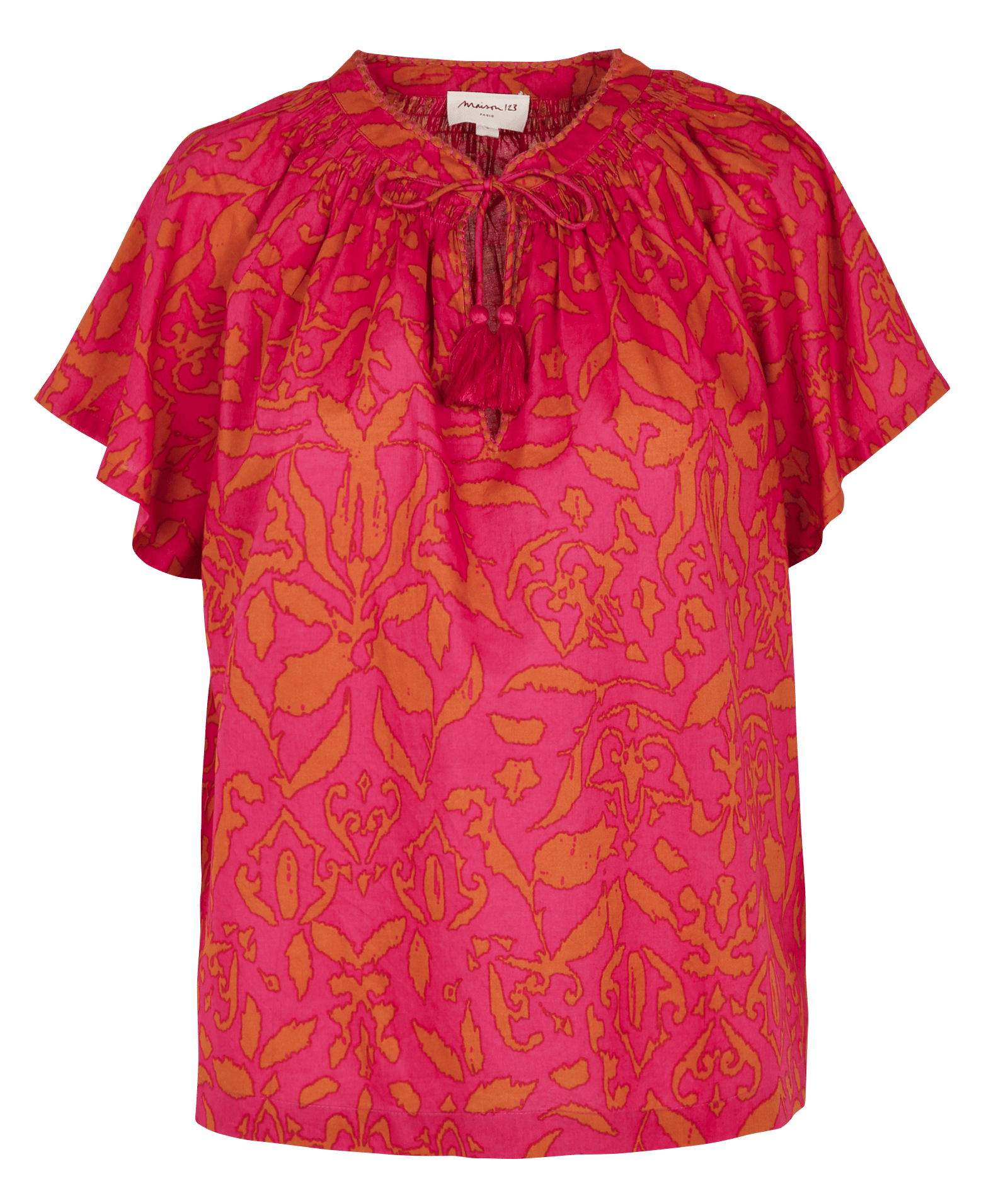 T-shirt manches courtes à imprimé mia MAISON 123 Rose