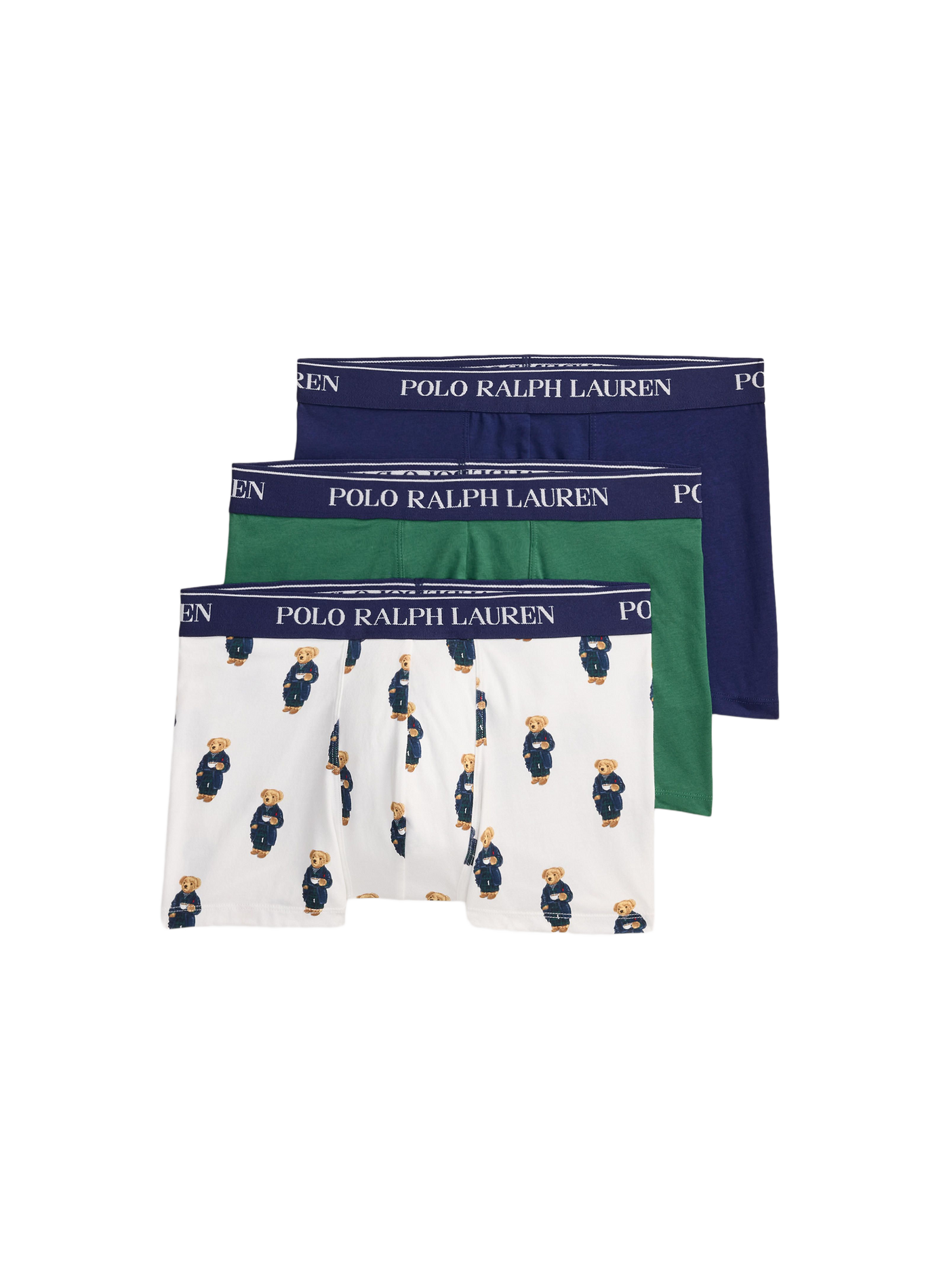 Lot de 3 boxers en coton mélangé POLO RALPH LAUREN Multicolore