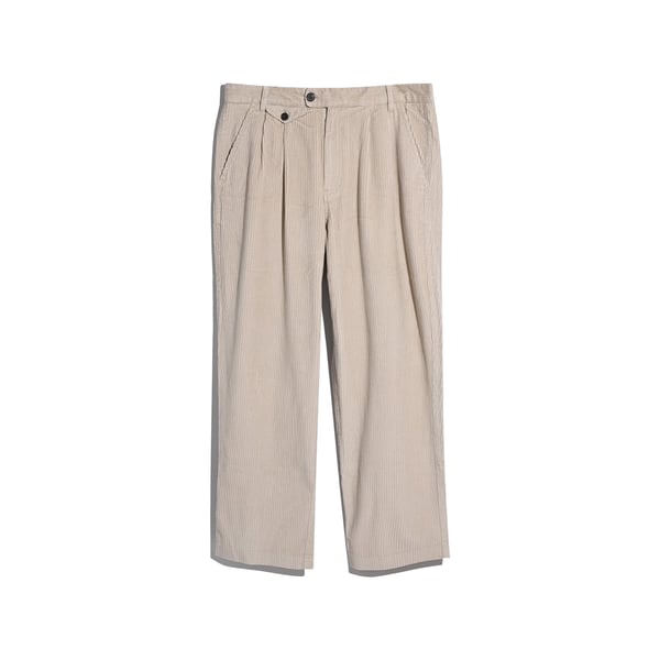 Pantalon droit en velours côtelé de coton Pantalon droit en velours côtelé de coton