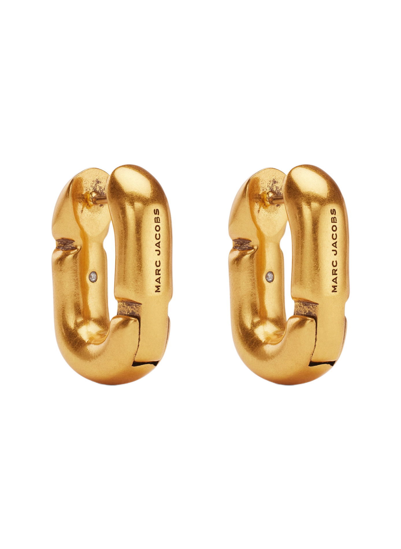 Boucles d'oreilles Pop J Marc Huggie Hoops MARC JACOBS Doré
