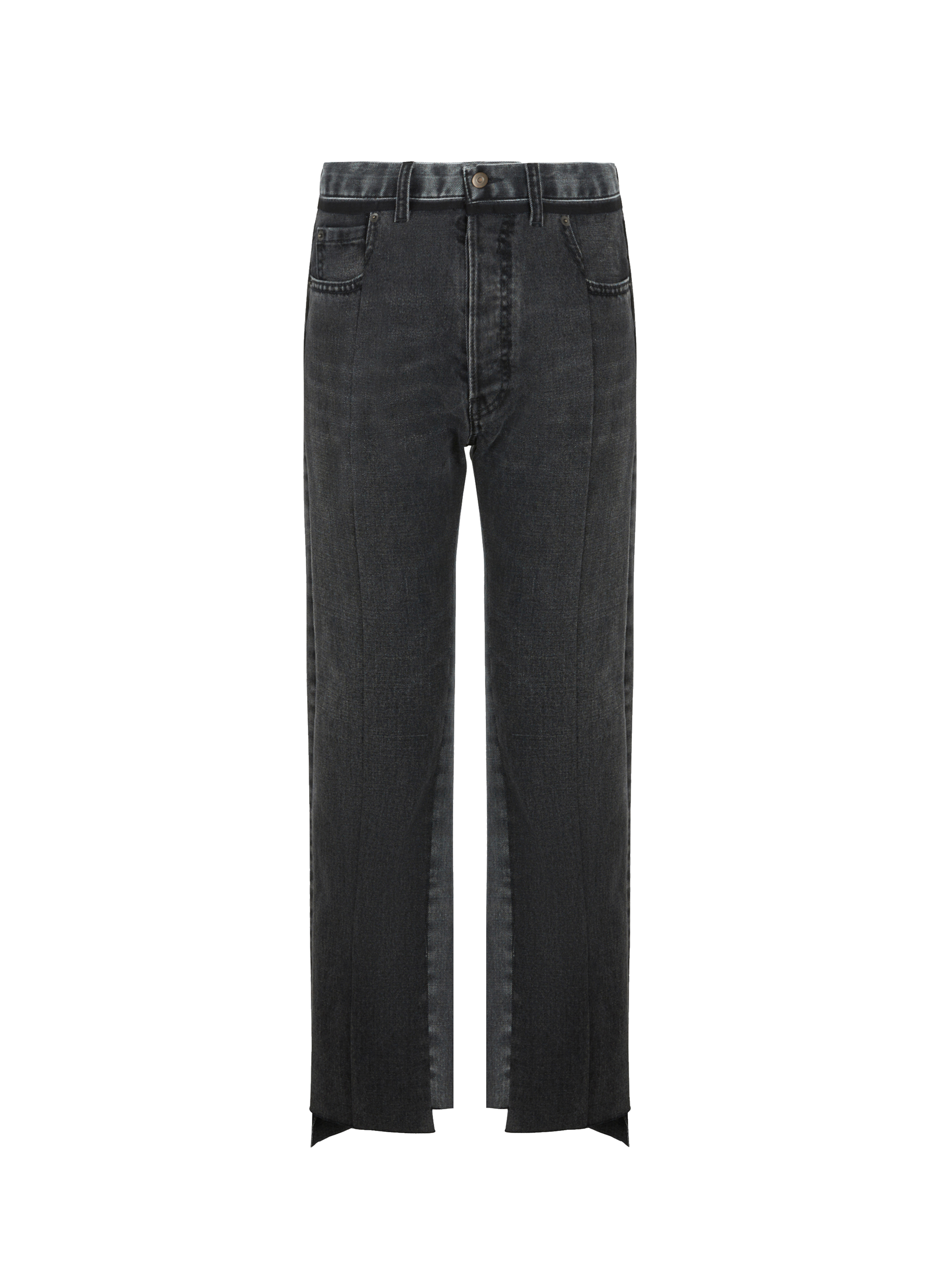 MAISON MARGIELA Straight cut cropped jeans  Grey