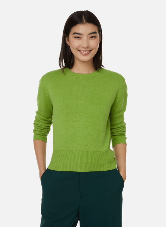 EUDON CHOI Cotton and cashmere jumper  Green