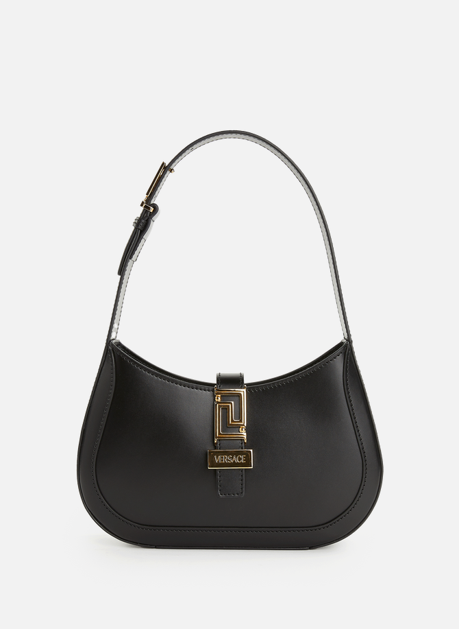 VERSACE logo leather handbag