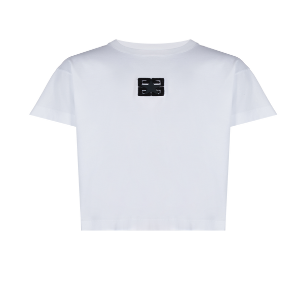 Givenchy Patchwork-effect Cotton T-shirt In Yellow