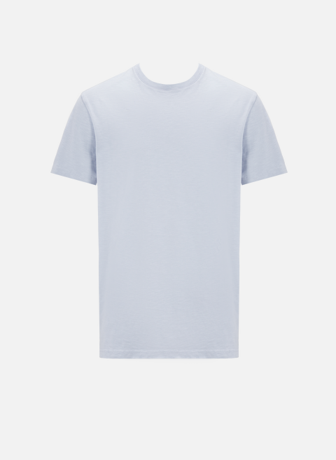 Blaues Baumwoll-T-ShirtGESCHLOSSEN 