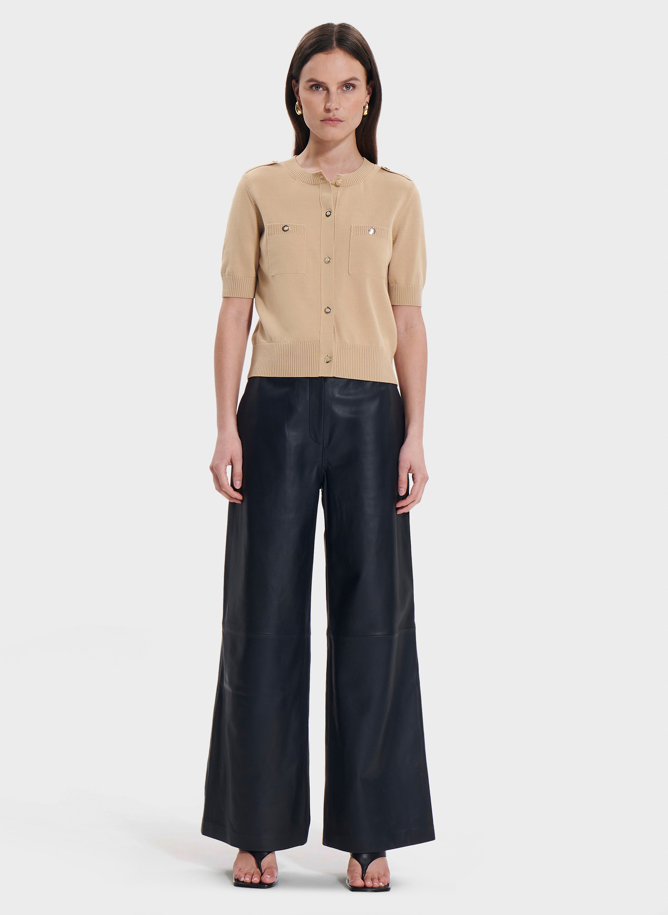 Gilet  geoffrey ZAPA Beige