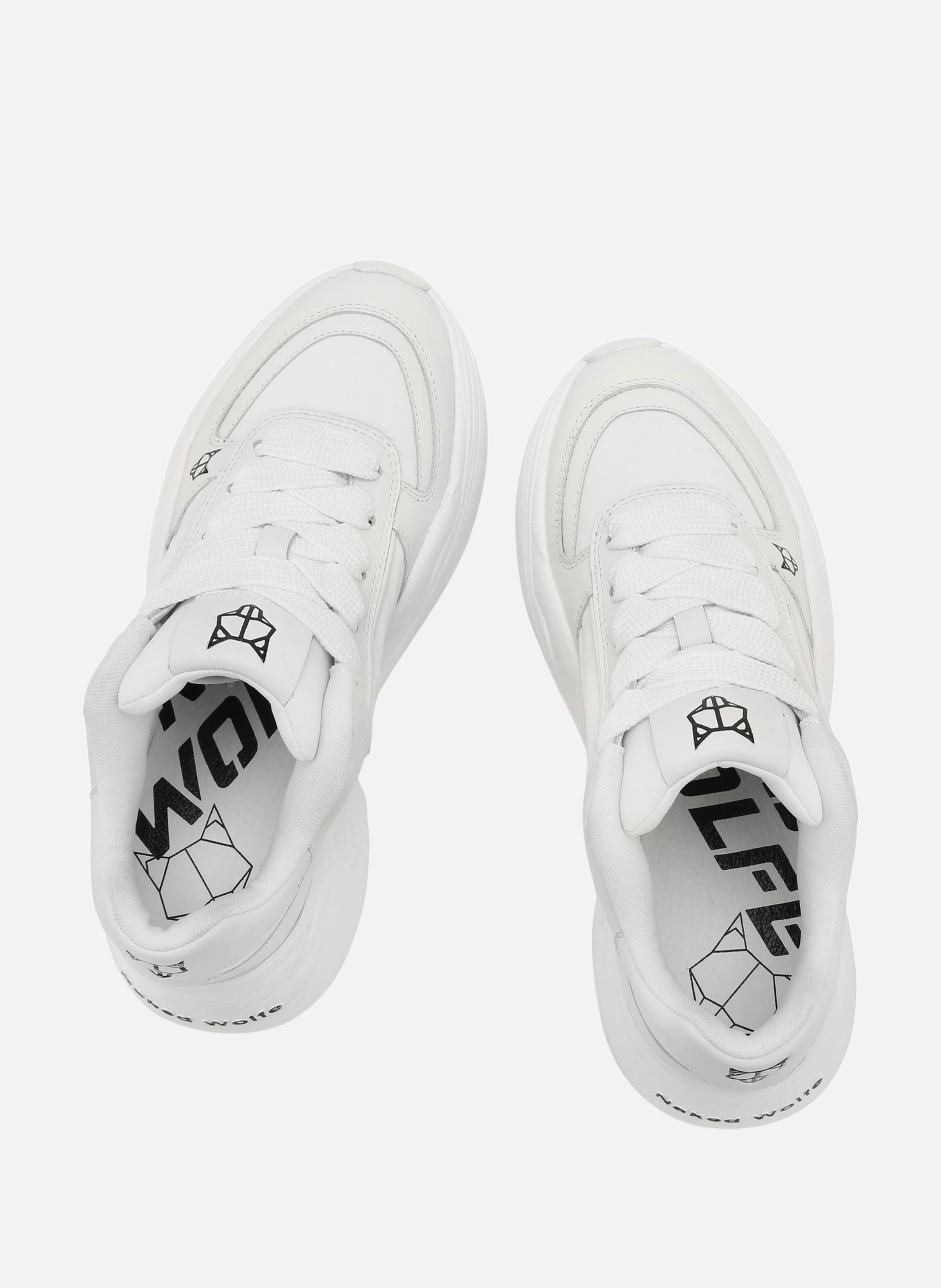 Baskets temple NAKED WOLFE Blanc