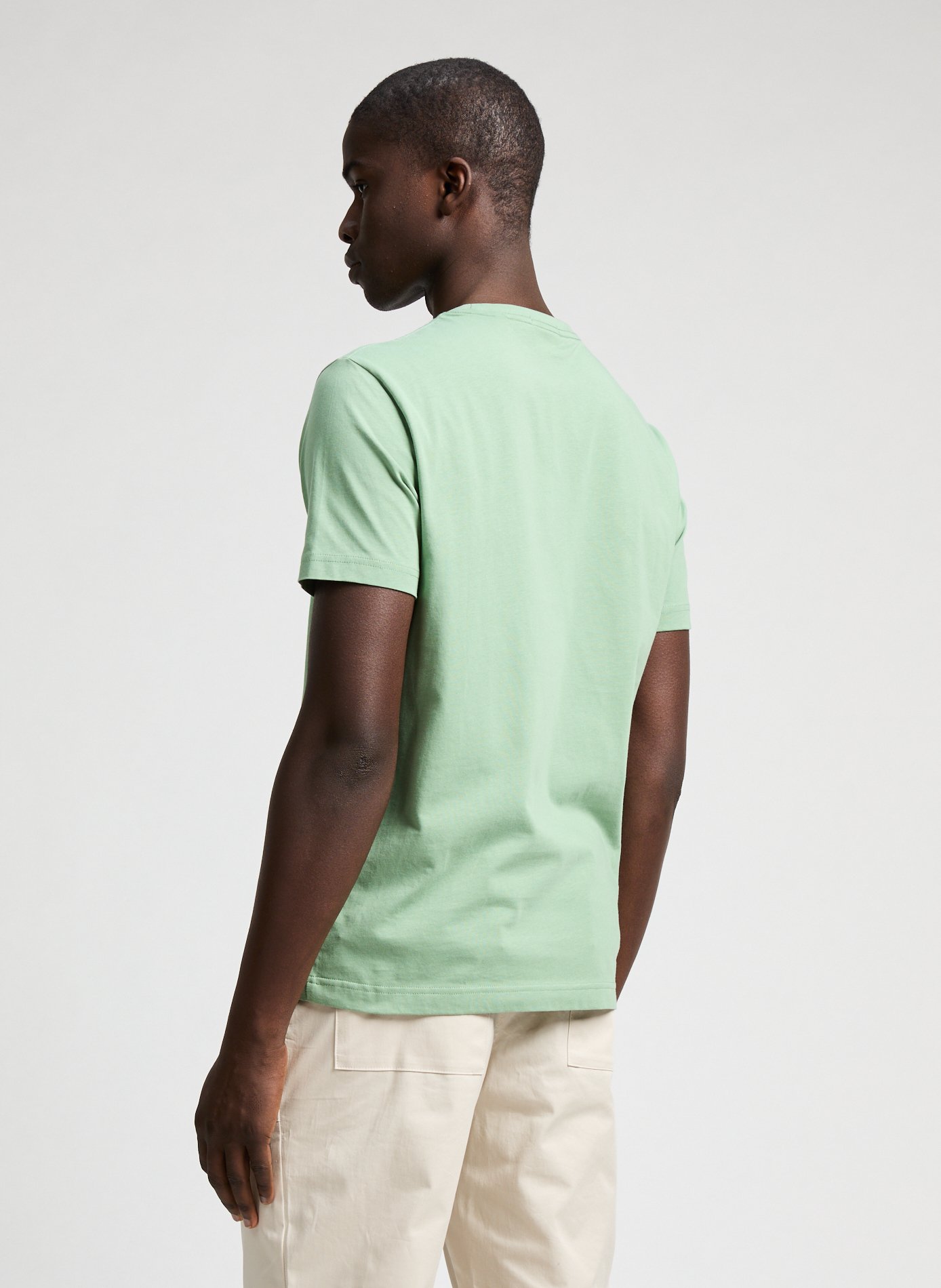 T-shirt uni en coton GANT Vert