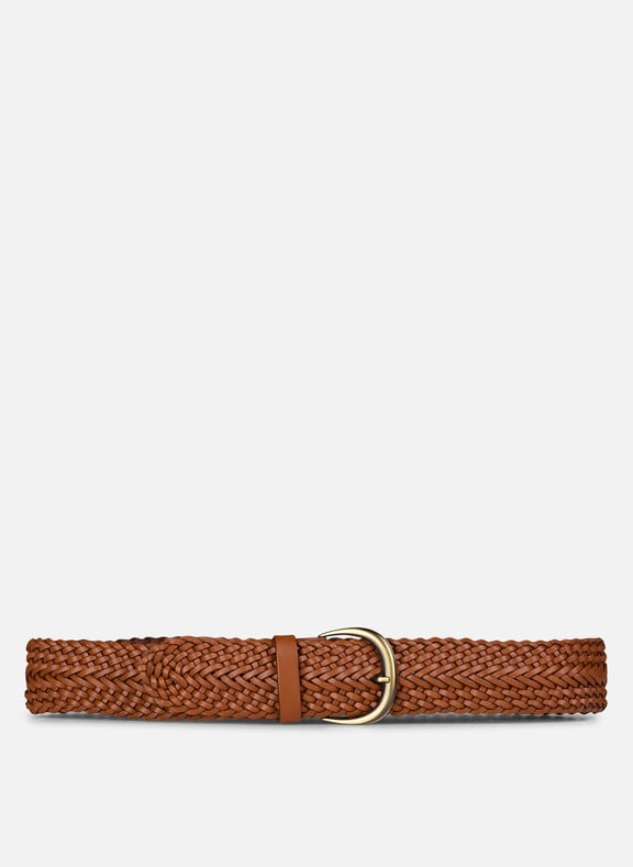 Ceinture en cuir val Marron by MAISON 123 MAISON 123 Ceinture en cuir val Marron
