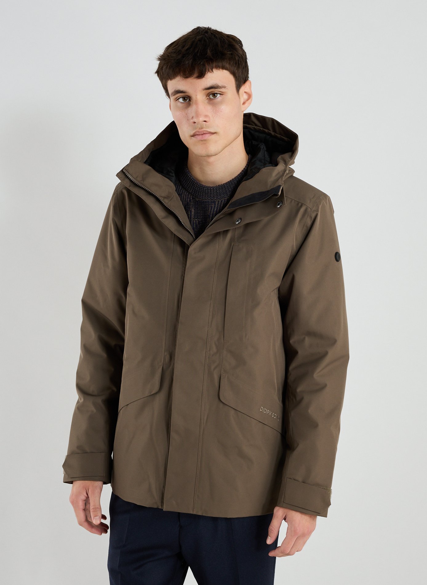 DIDRIKSONS Veste Adam imperméable et coupe-vent Marron