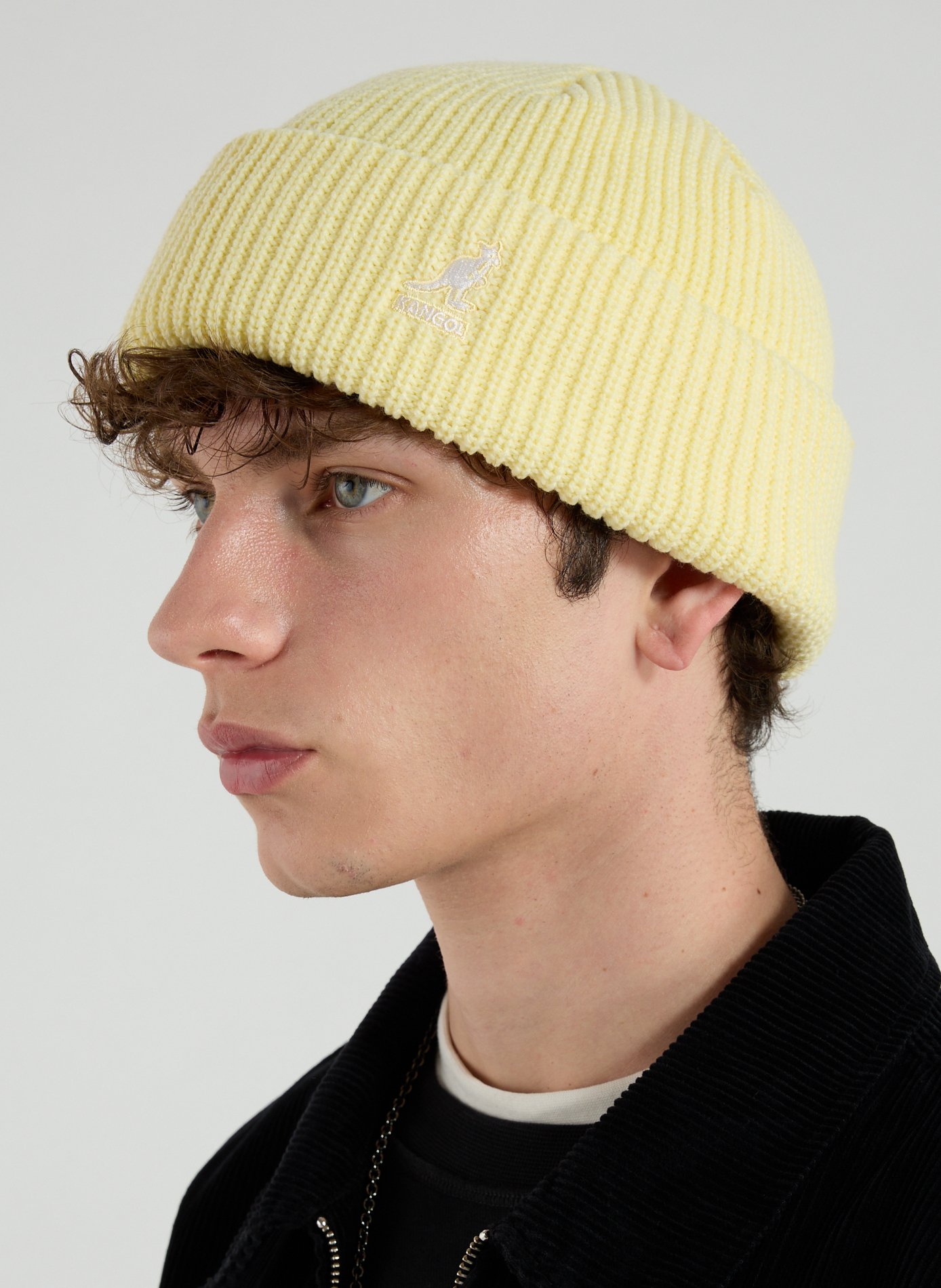 Knit beanie KANGOL Yellow
