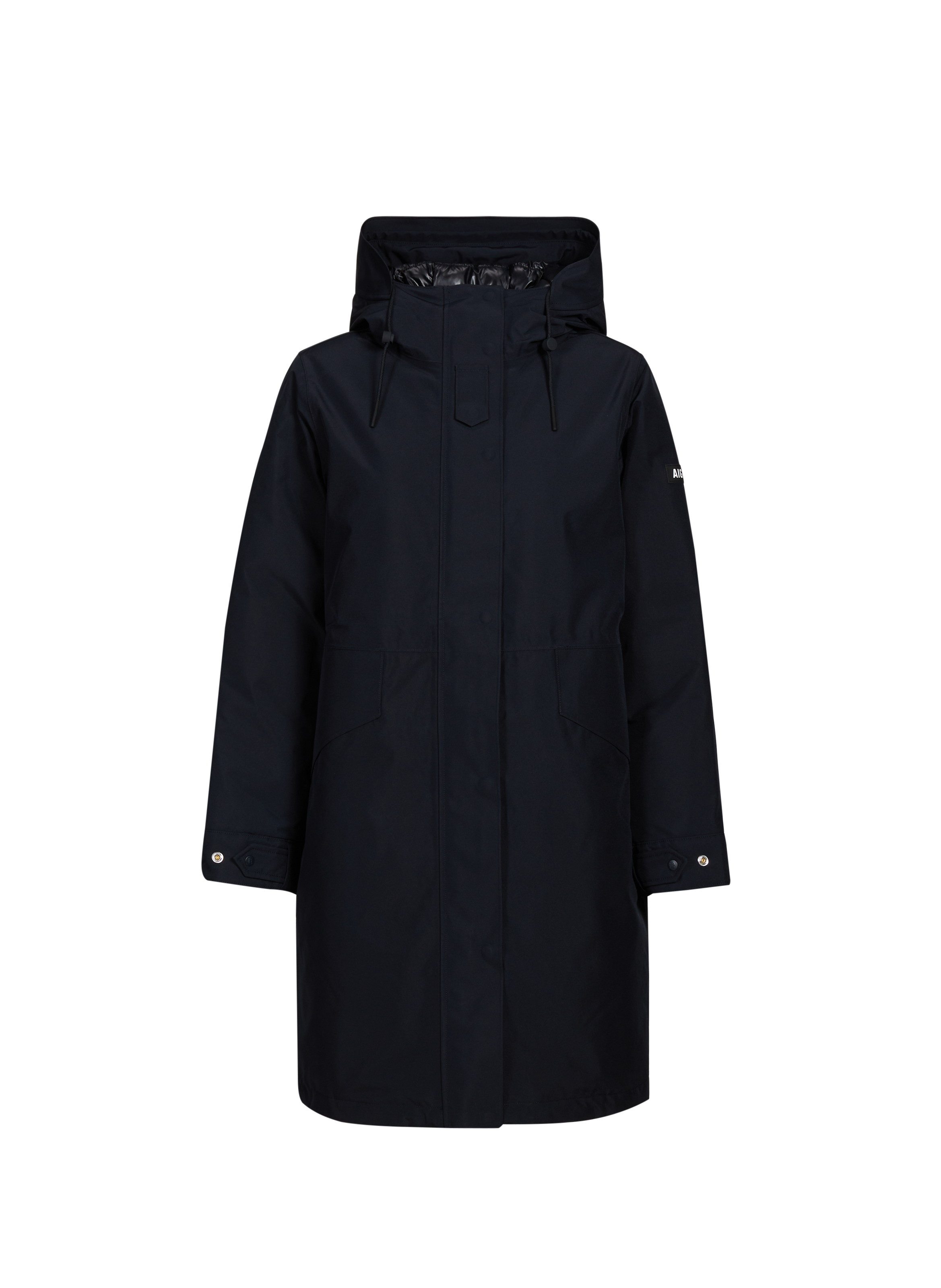 AIGLE Hooded jacket Black