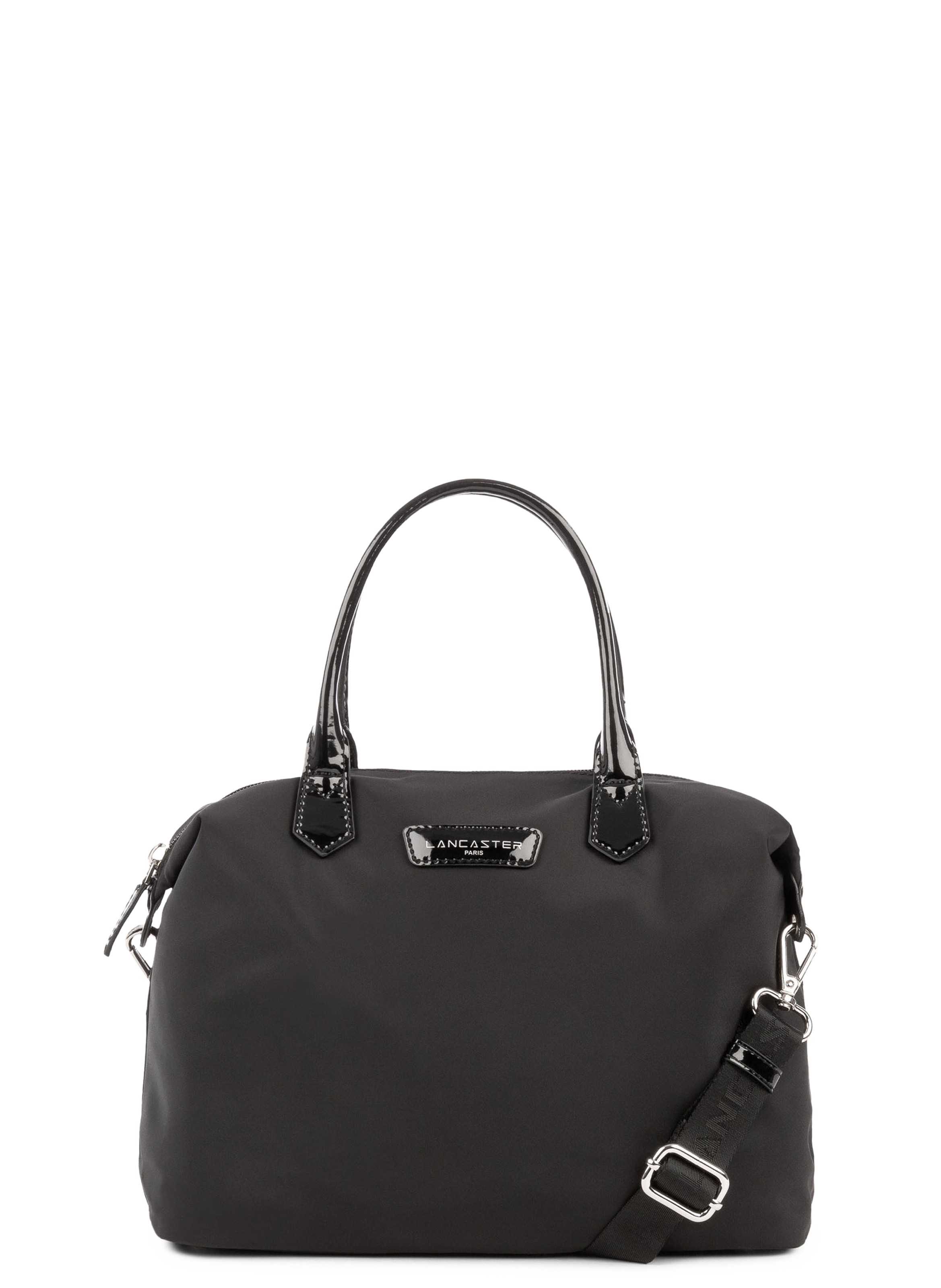 LANCASTER Sac à main - basic verni Noir