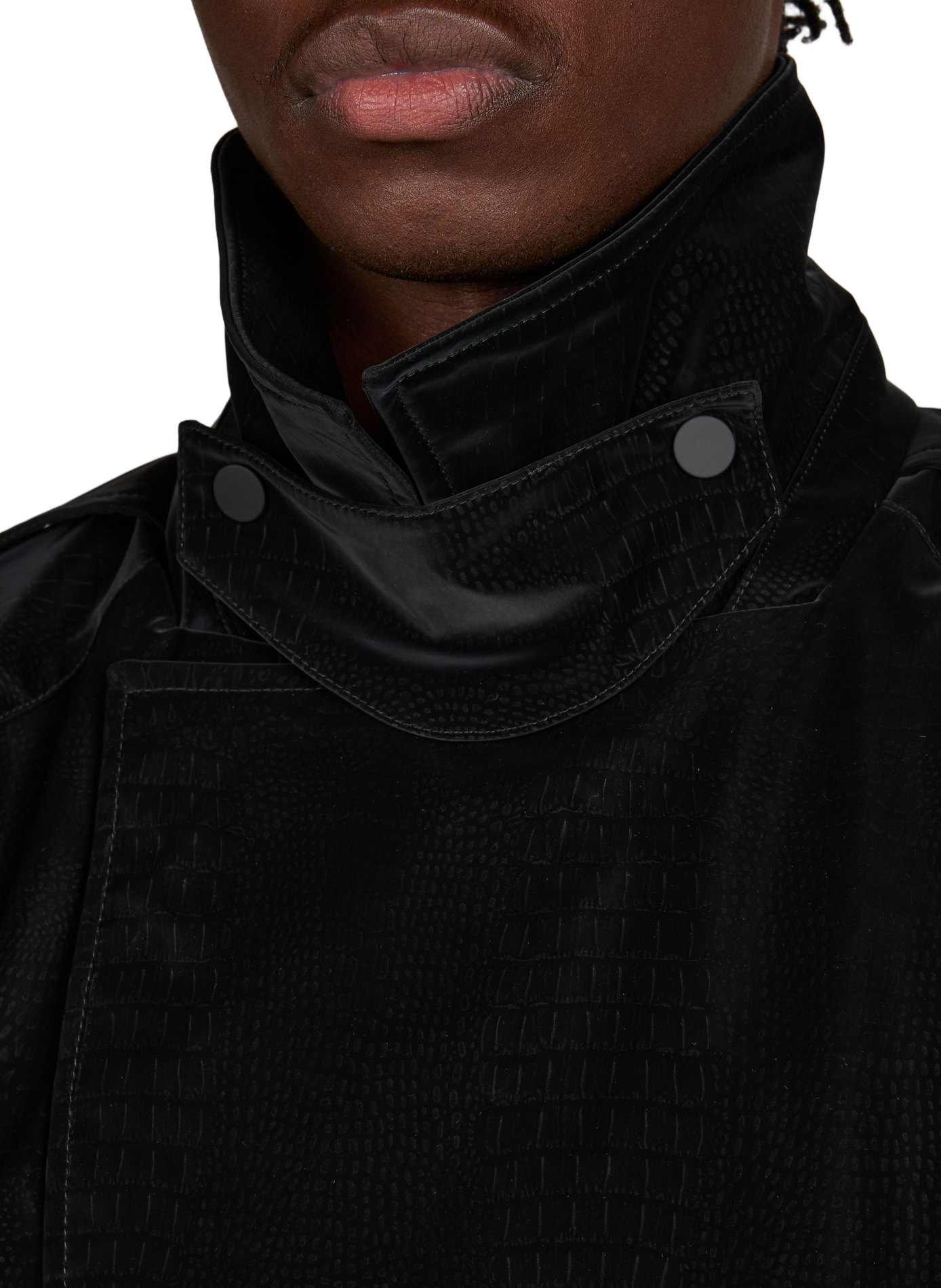 Long waterproof trench coat RAINS Black