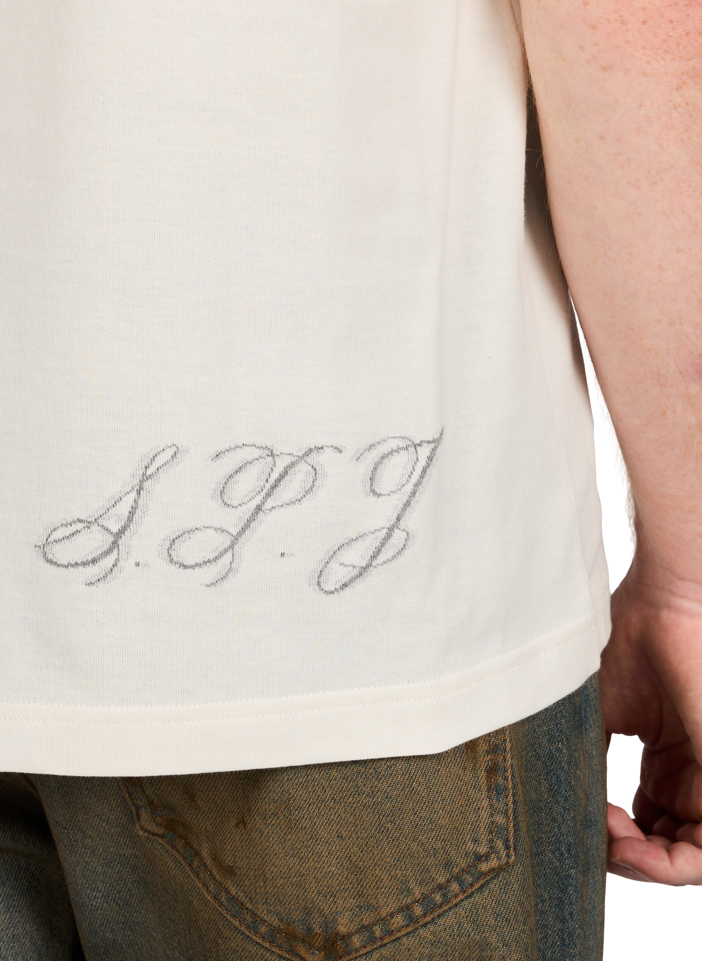 T-shirt à imprimé en coton JACQUEMUS Blanc