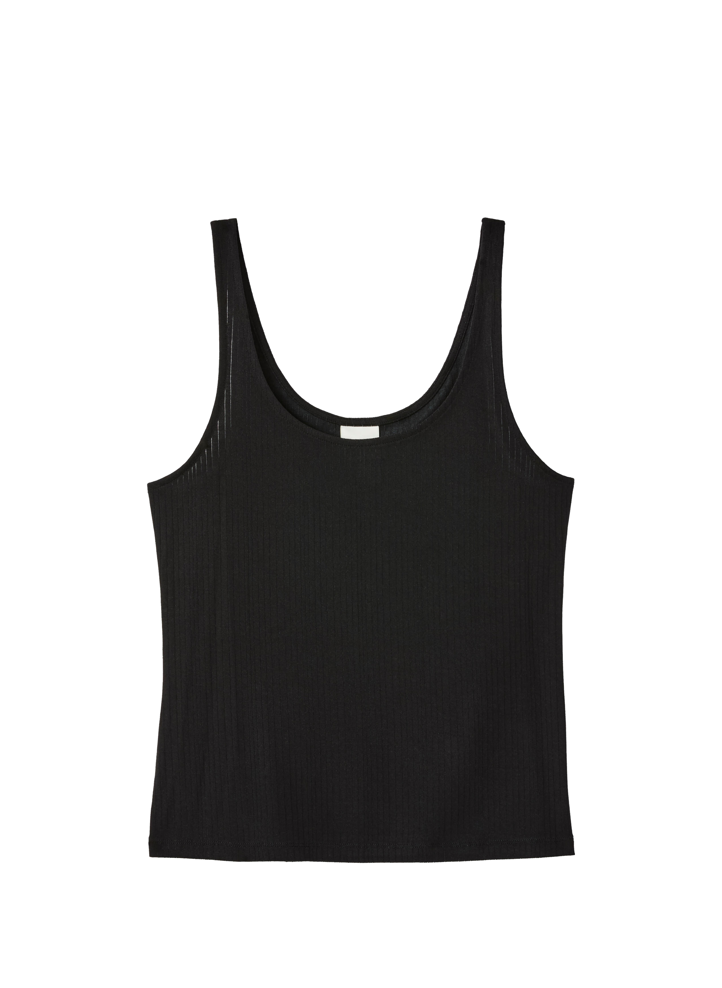 Top côtelé CALVIN KLEIN Noir